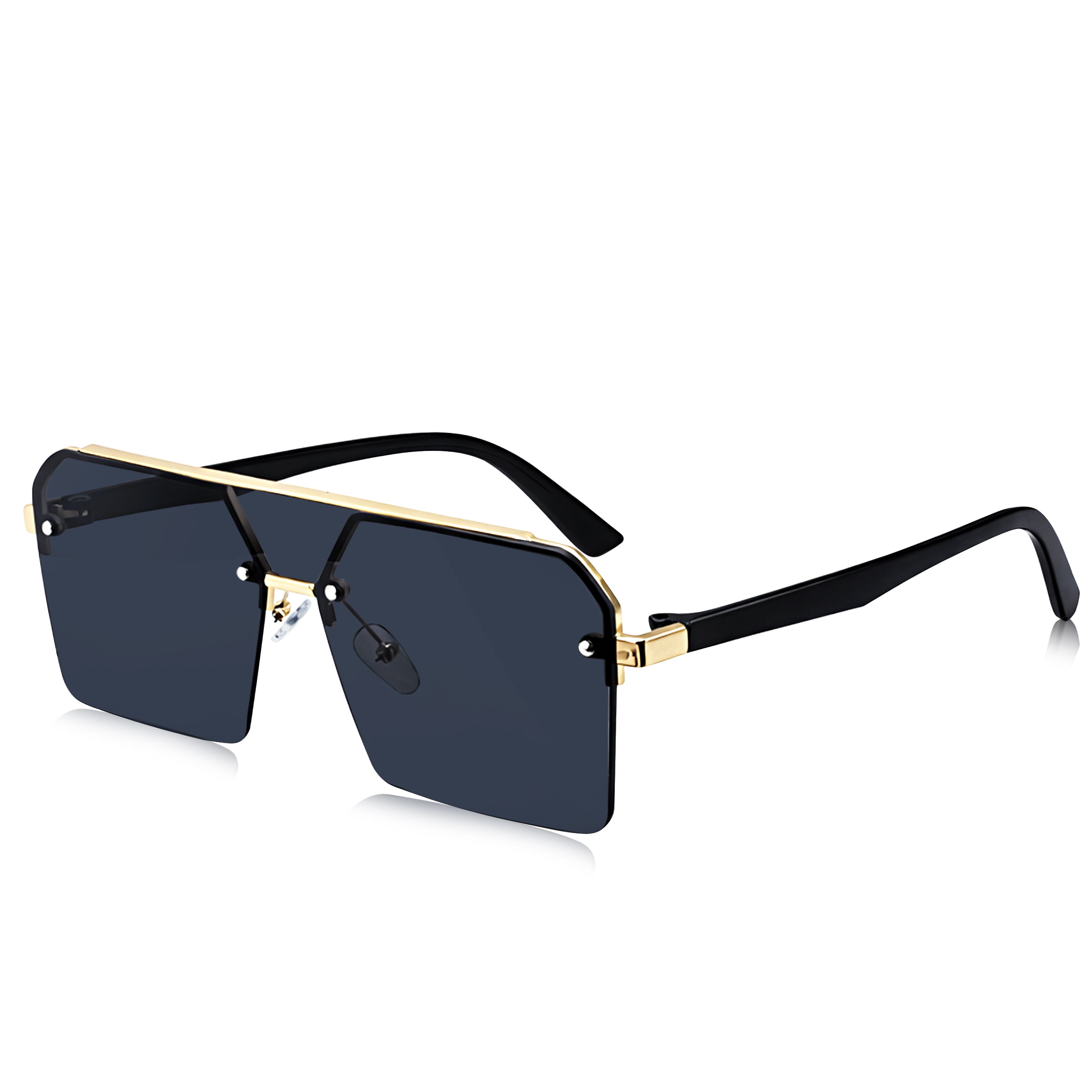 Dervin UV Protected Oversized Square Sunglasses for Men and Women