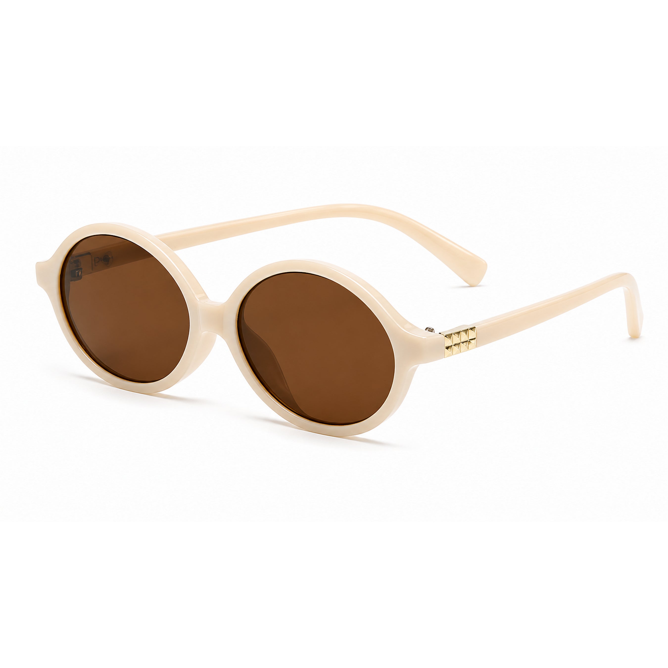 Dervin Retro Oval Sunglasses For Women & Men | Trending, Stylish & Fashion Sunglasses | UV 400 Protection (Black)