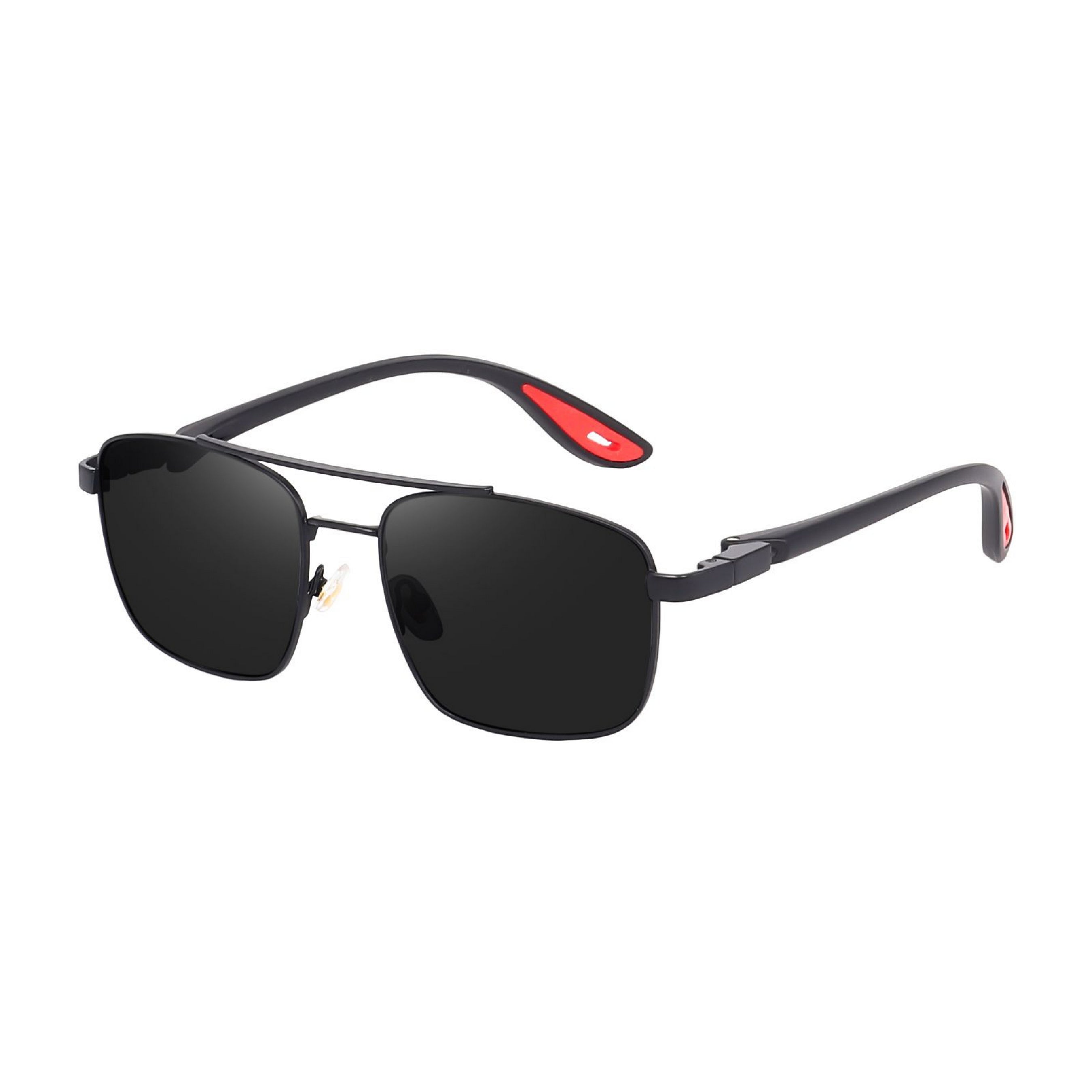 Dervin UV Protected Driving Pilot Square Metal Body Sunglasses for Men and Women
