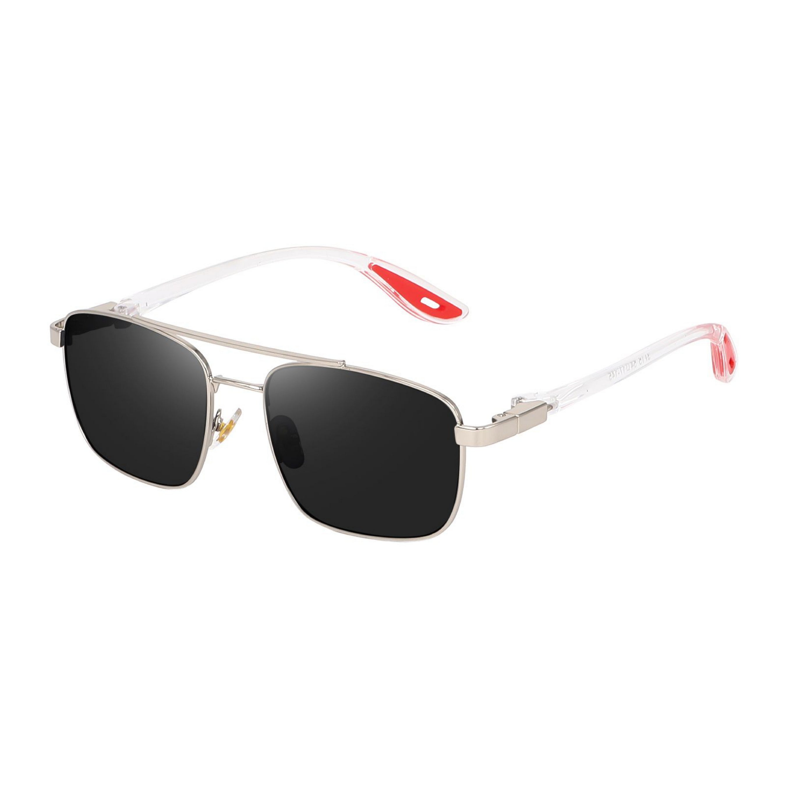Dervin UV Protected Driving Pilot Square Metal Body Sunglasses for Men and Women