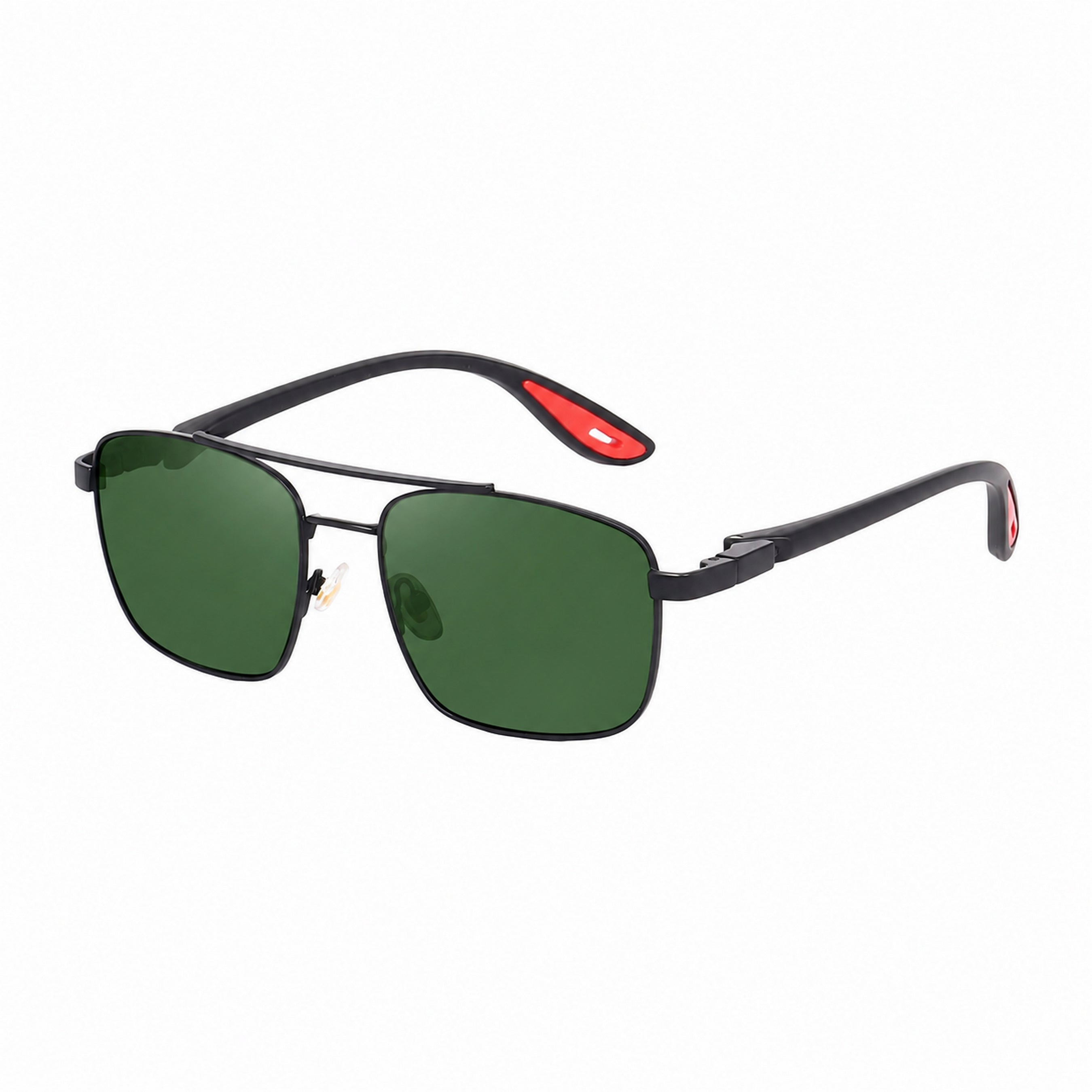 Dervin UV Protected Driving Pilot Square Metal Body Sunglasses for Men and Women