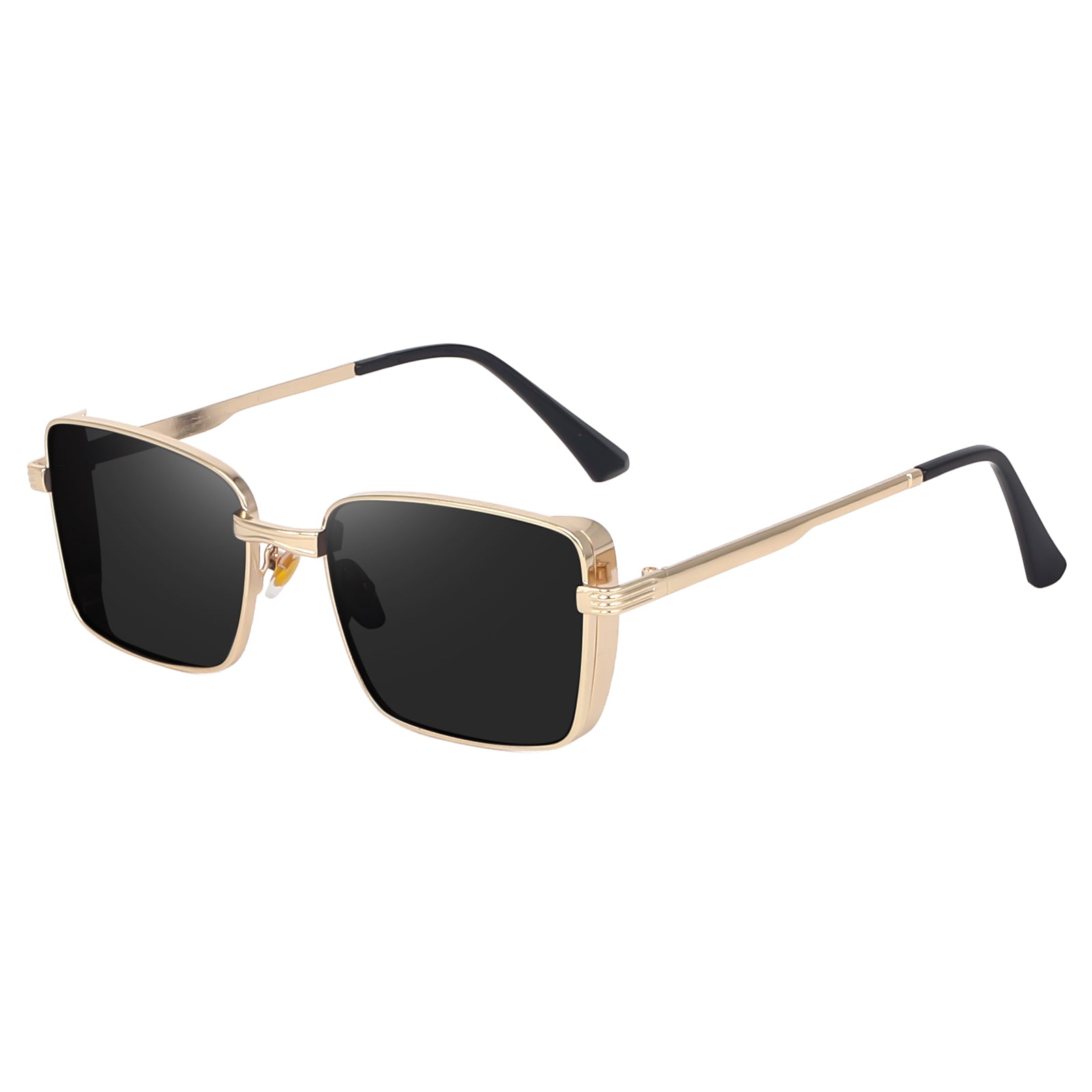 Dervin UV Protected Retro REctangular Sunglasses For Men & Women