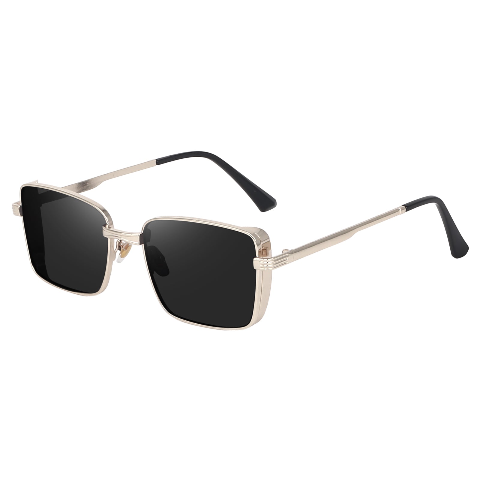 Dervin UV Protected Retro REctangular Sunglasses For Men & Women