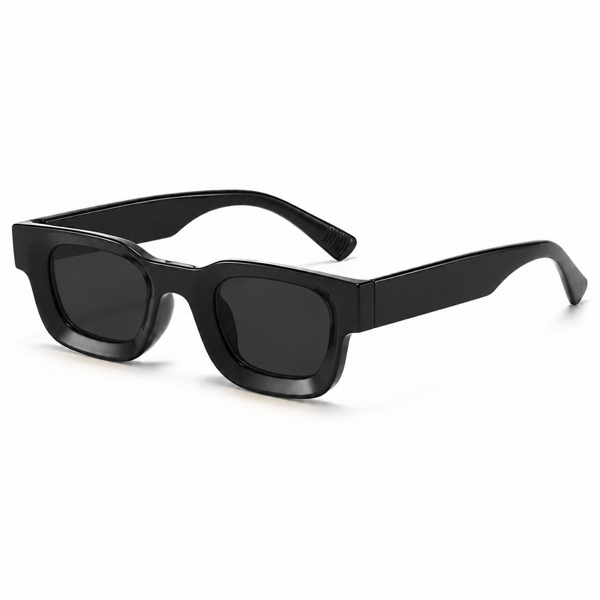 Dervin UV Protected Square Sunglasses for Men and Women (Black)