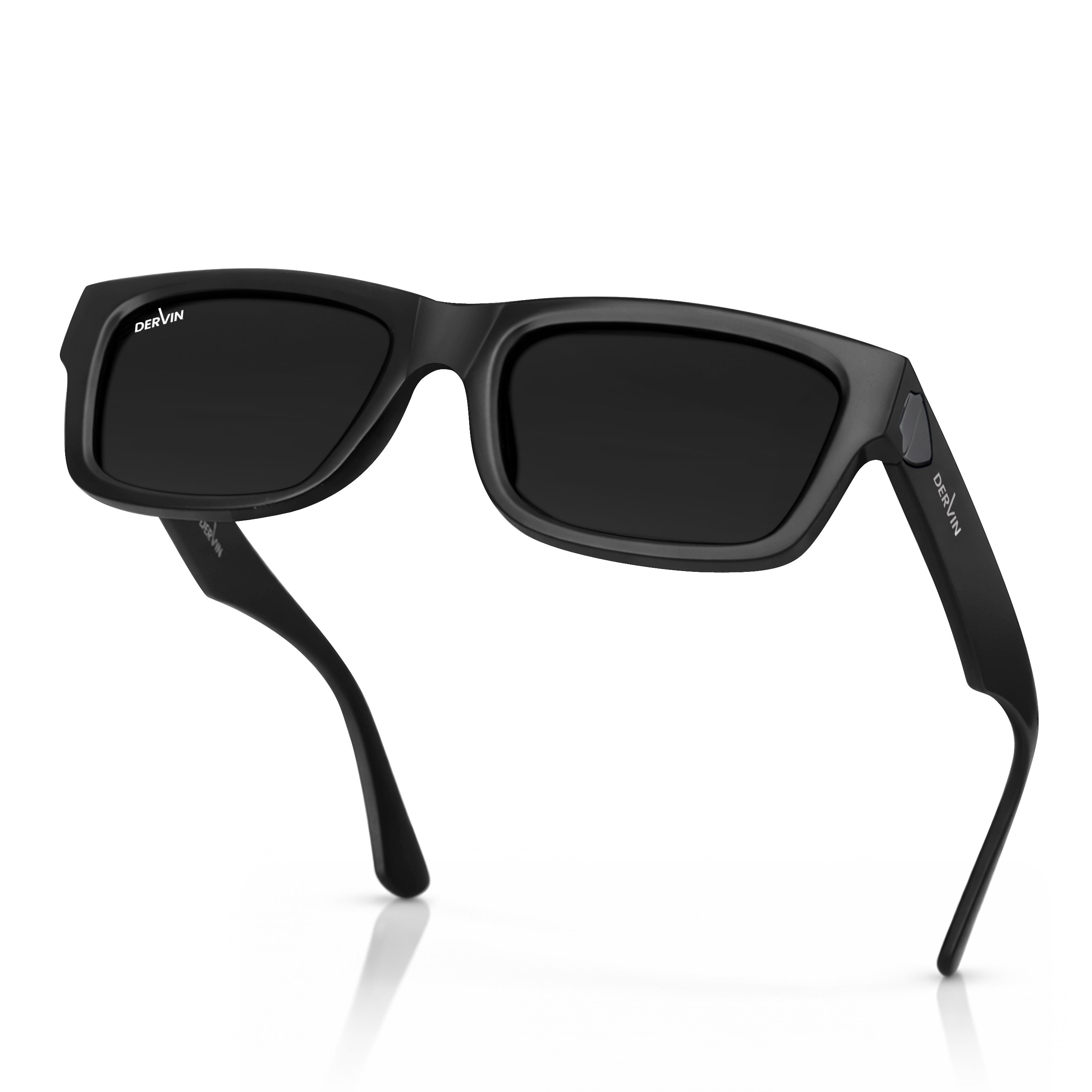 Dervin UV Protection Polarized Rectangular Sunglasses for Men and Women