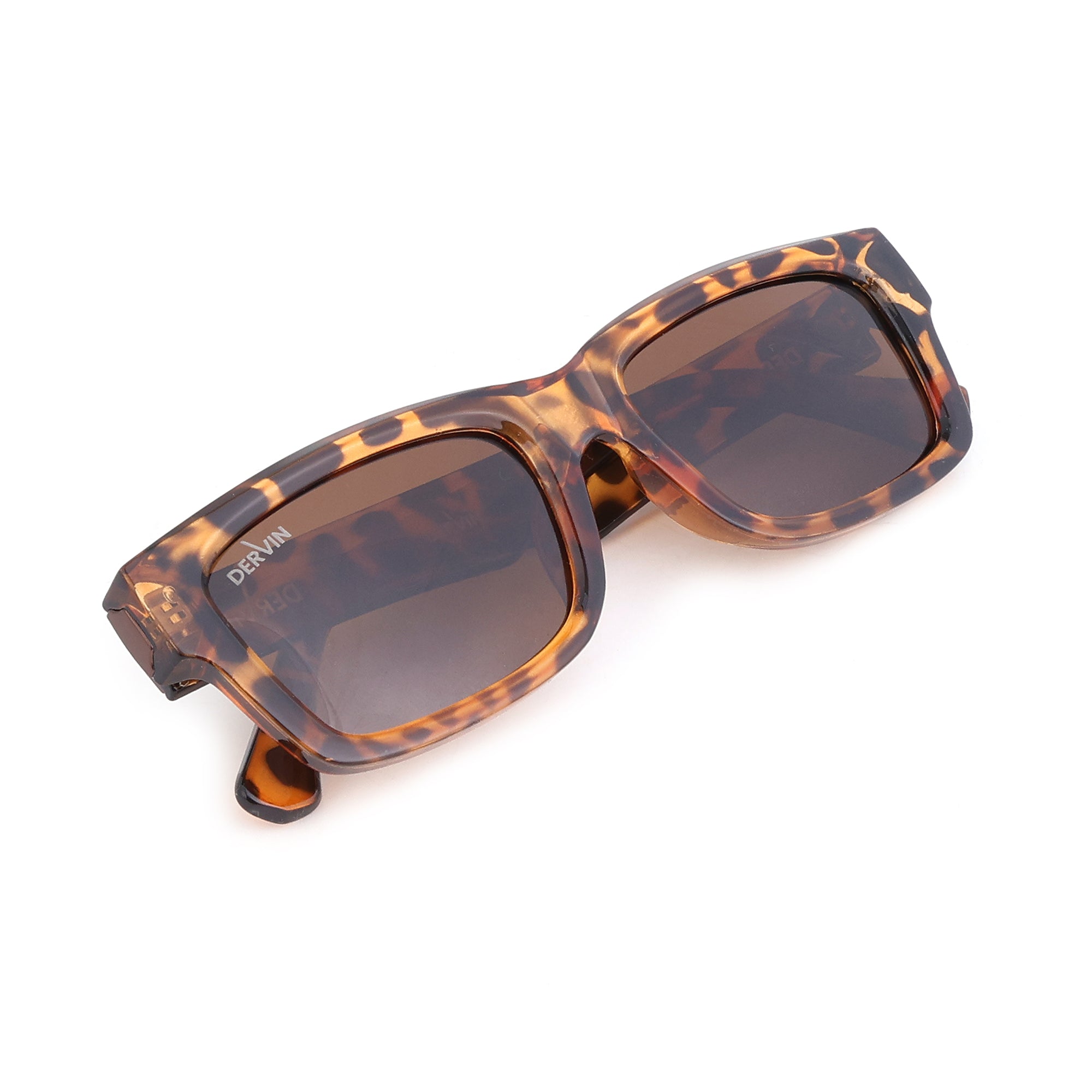 Dervin UV Protection Polarized Rectangular Sunglasses for Men and Women