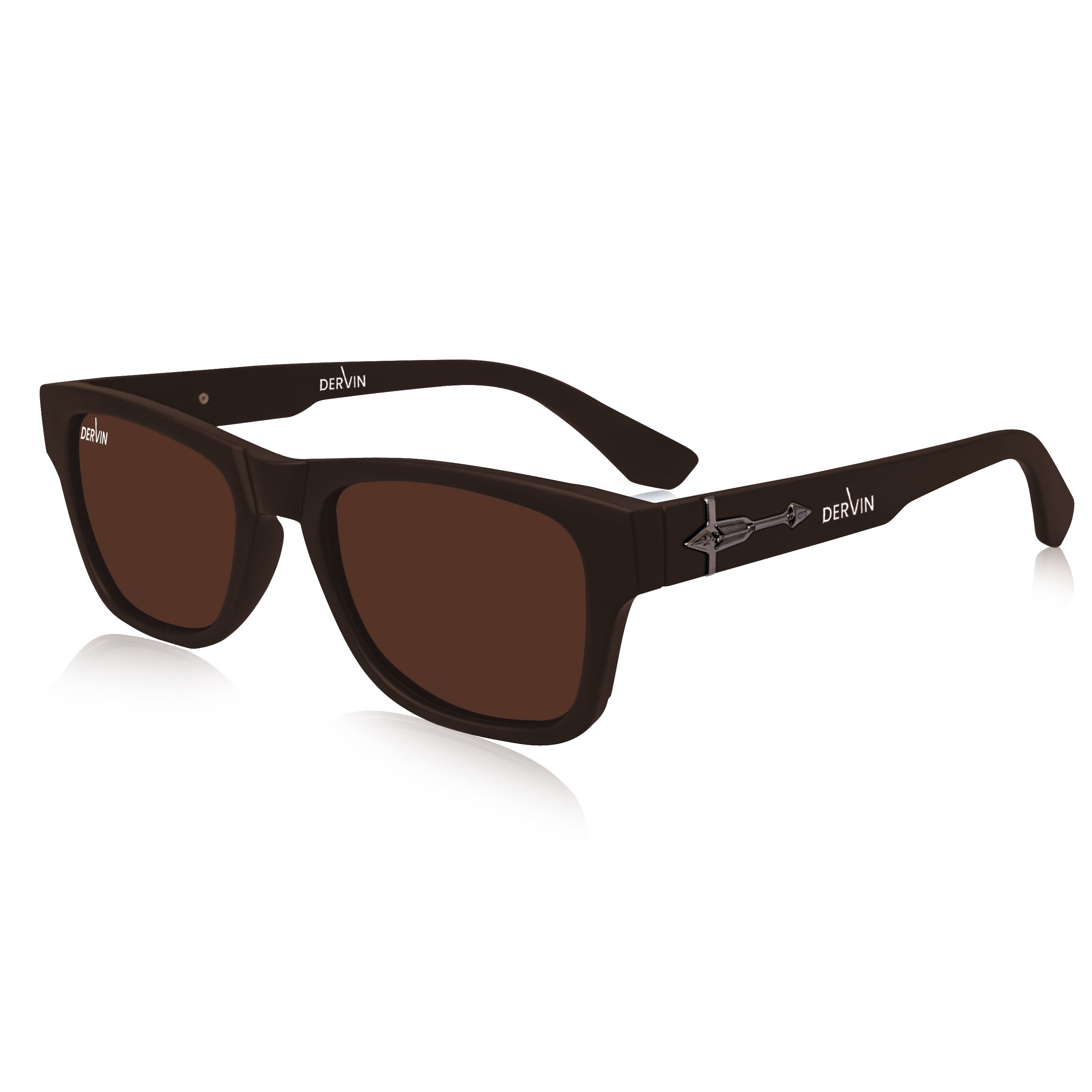 Dervin UV Protection Polarized Rectangular Sunglasses for Men and Women