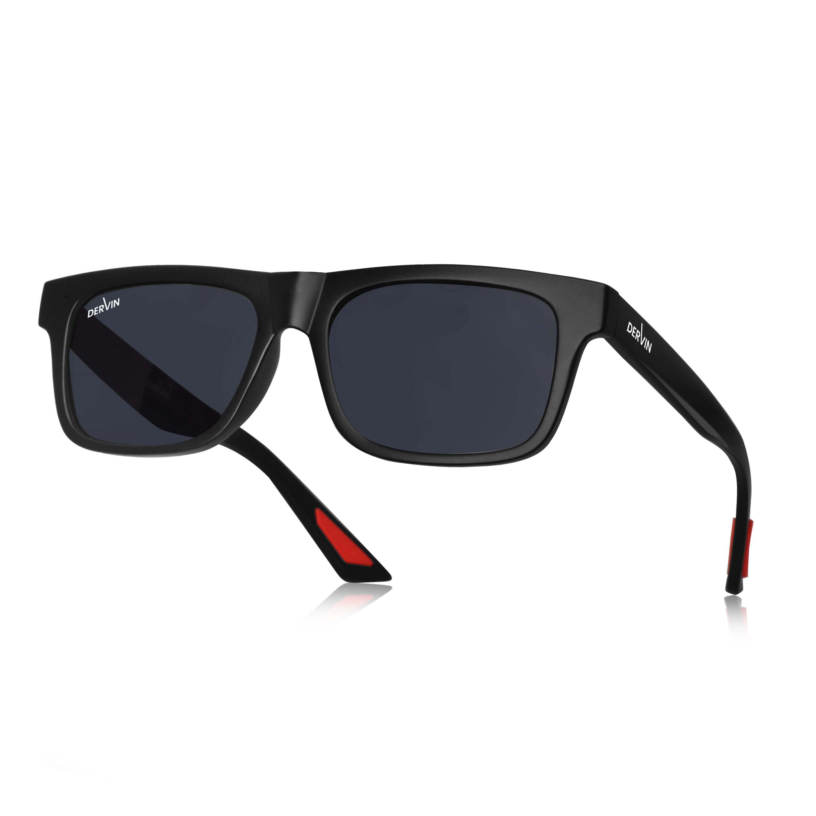 Dervin UV Protection Polarized Rectangular Sunglasses for Men and Women | Shades for Men & Women