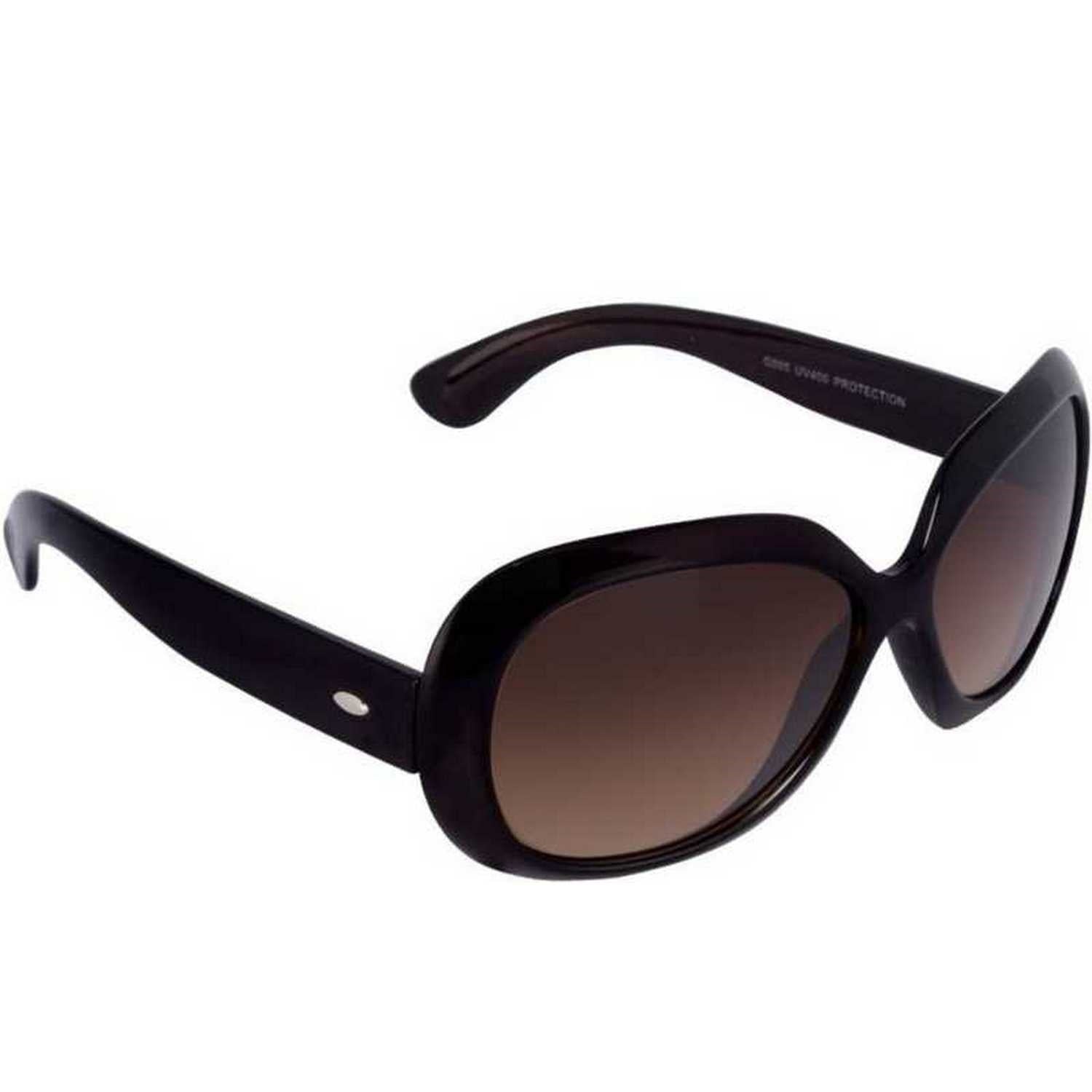 Dervin Oversized Women's Sunglasses (Brown)