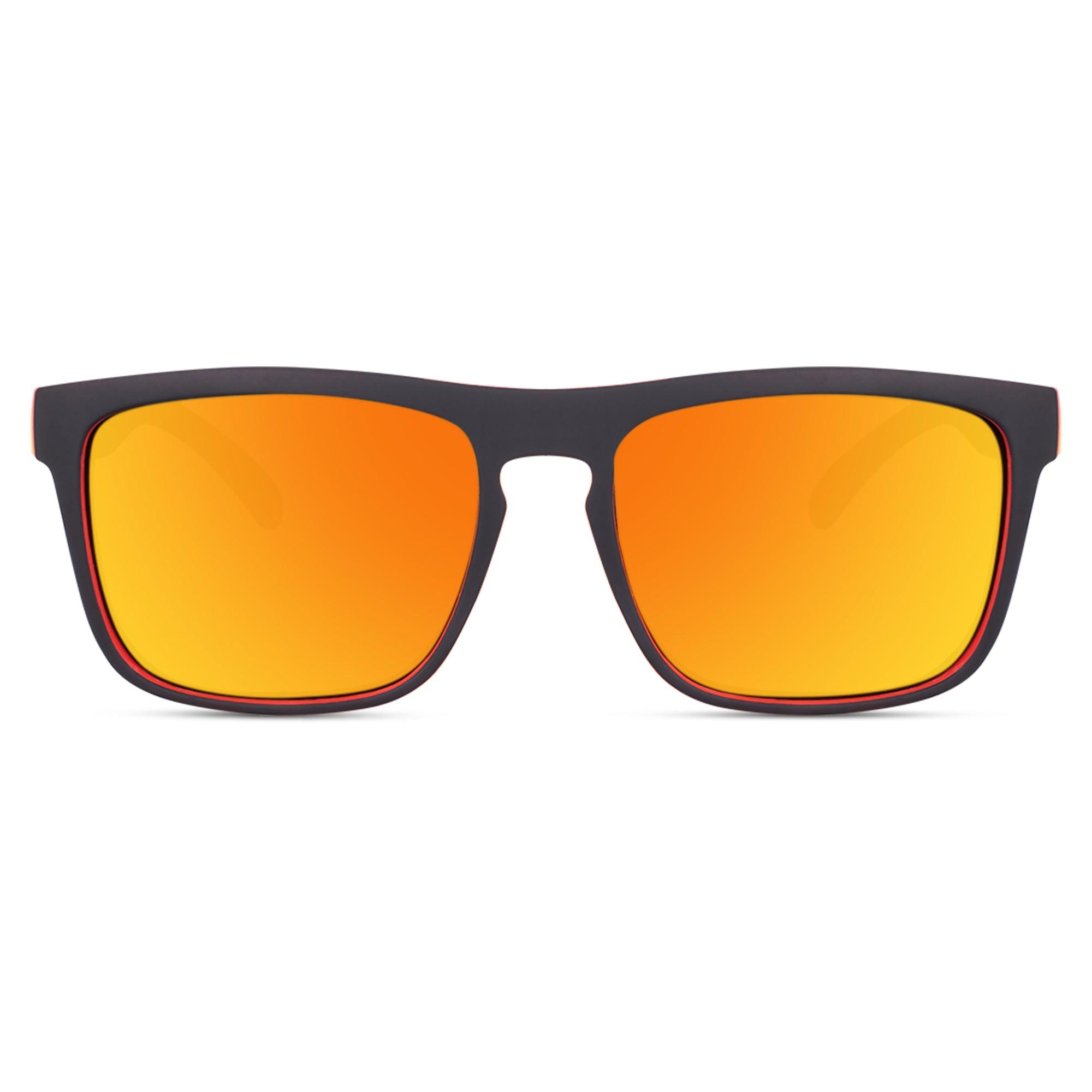 UV Protected Retro Square Polarized Sunglasses for Men and Women - Dervin