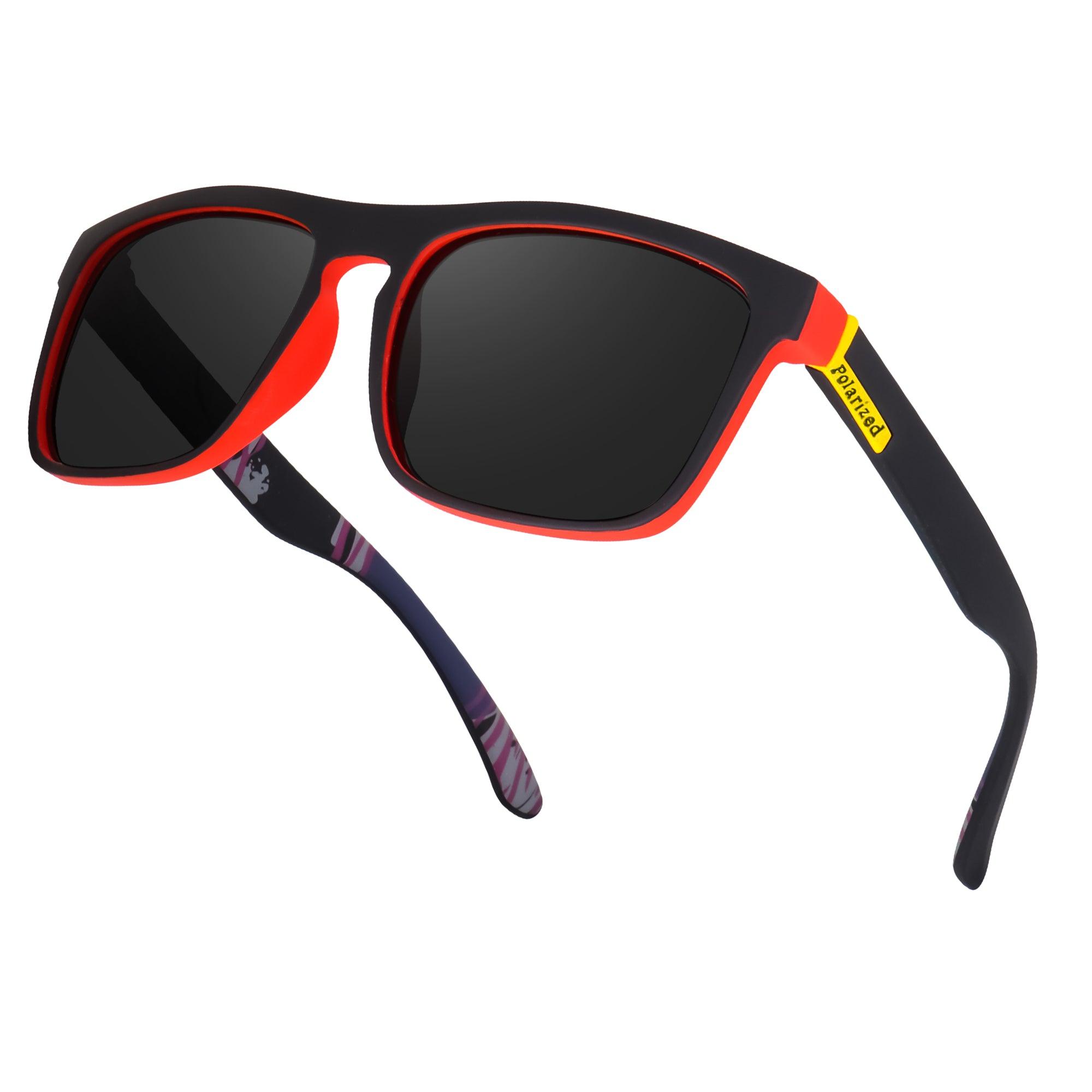 UV Protected Retro Square Polarized Sunglasses for Men and Women - Dervin