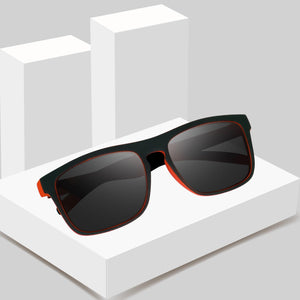 UV Protected Retro Square Polarized Sunglasses for Men and Women - Dervin