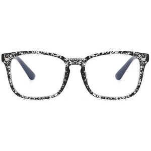 Blue Light Blocking Transparent Square Eyeglasses for Men & Women - Dervin
