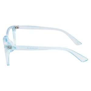 Blue Light Blocking Transparent Square Eyeglasses for Men & Women - Dervin