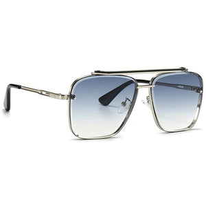 Dervin UV Protected Driving Pilot Gradient Metal Body Square Sunglasses for Men and Women - Dervin