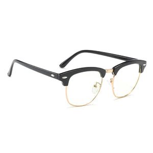 Dervin Blue Light Blocking Blue Cut Zero Power anti-glare Square Eyeglasses, Frame for Eye Protection from UV by Computer/Tablet/Laptop/Mobile - Dervin