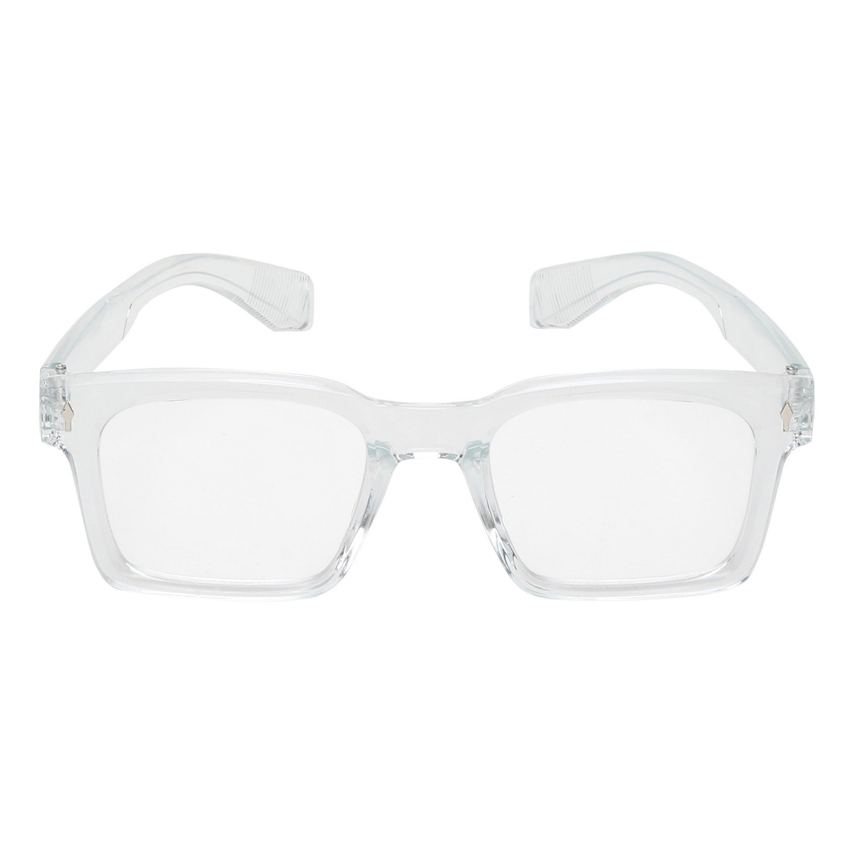 Dervin Clear Lens Square Sunglasses/Frames for Men and Women - Dervin
