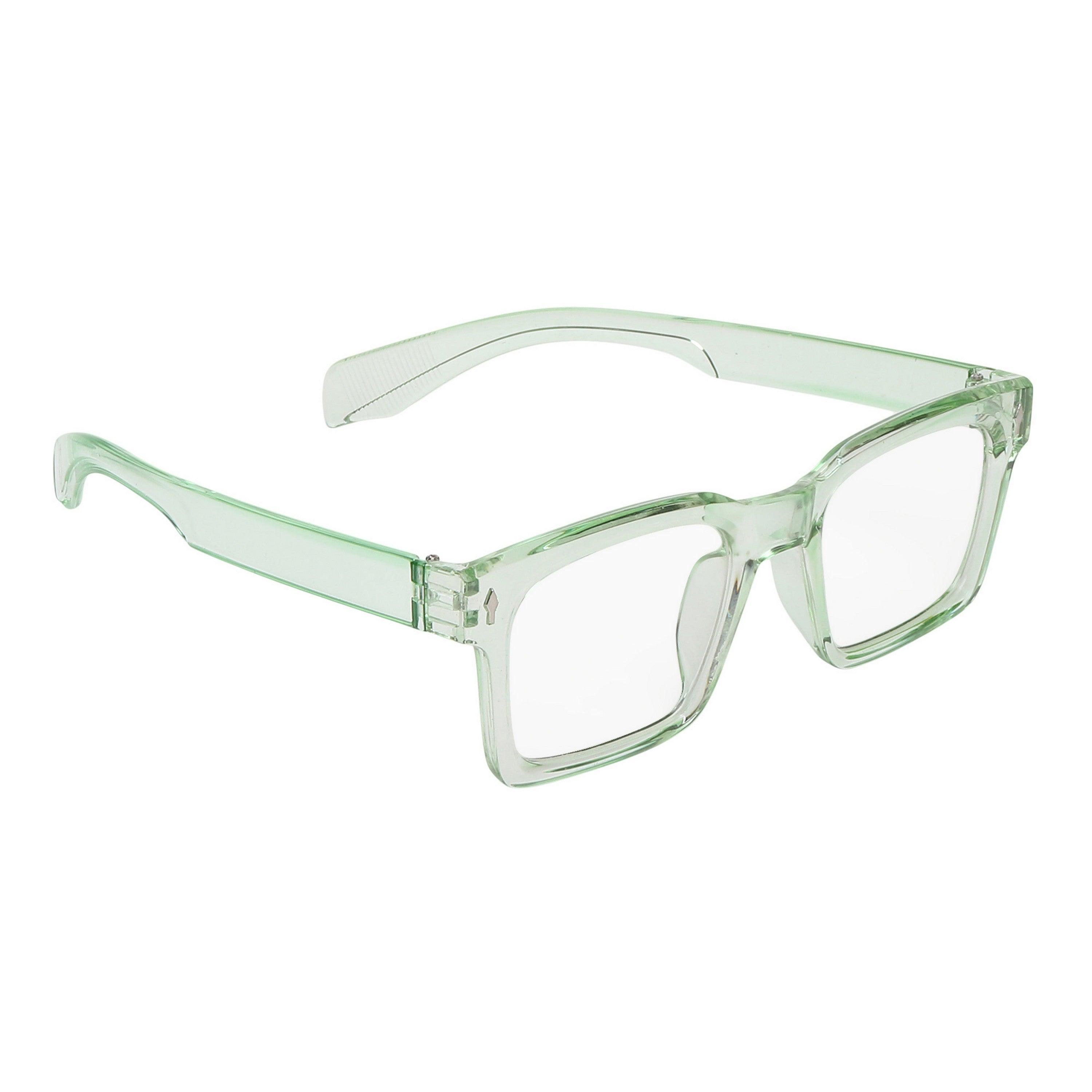 Dervin Clear Lens Square Sunglasses/Frames for Men and Women - Dervin