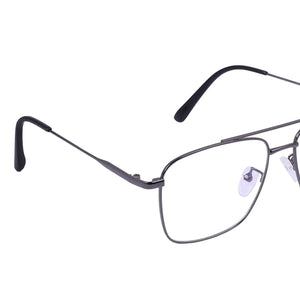 Dervin Blue Light Blocking Blue Cut Zero Power anti-glare Retro Square Eyeglasses, Frame for Eye Protection from UV by Computer/Tablet/Laptop/Mobile (Golden) - Dervin