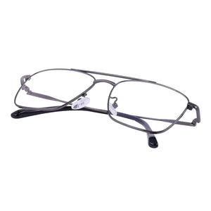 Dervin Blue Light Blocking Blue Cut Zero Power anti-glare Retro Square Eyeglasses, Frame for Eye Protection from UV by Computer/Tablet/Laptop/Mobile (Golden) - Dervin