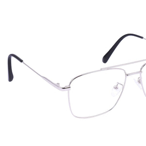 Dervin Blue Light Blocking Blue Cut Zero Power anti-glare Retro Square Eyeglasses, Frame for Eye Protection from UV by Computer/Tablet/Laptop/Mobile (Golden) - Dervin