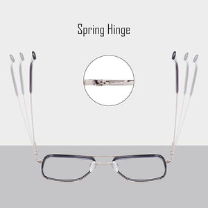 Dervin Blue Light Blocking Blue Cut Zero Power anti-glare Retro Square Eyeglasses, Frame for Eye Protection from UV by Computer/Tablet/Mobile/Laptop - Dervin