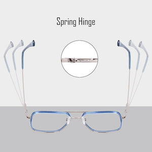 Dervin Blue Light Blocking Blue Cut Zero Power anti-glare Retro Square Eyeglasses, Frame for Eye Protection from UV by Computer/Tablet/Mobile/Laptop - Dervin