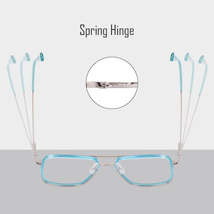 Dervin Blue Light Blocking Blue Cut Zero Power anti-glare Retro Square Eyeglasses, Frame for Eye Protection from UV by Computer/Tablet/Mobile/Laptop - Dervin