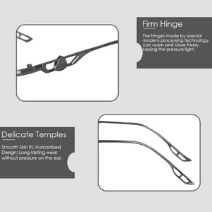 Dervin UV Protected Rectangular Rimless Sunglasses for Men and Women - Dervin