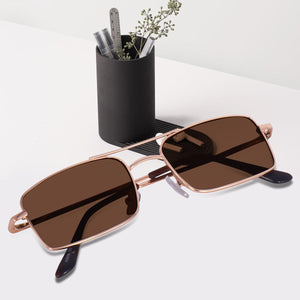 Dervin Ultra Light UV 400 Rectangular Sunglasses for Men & Women - Dervin