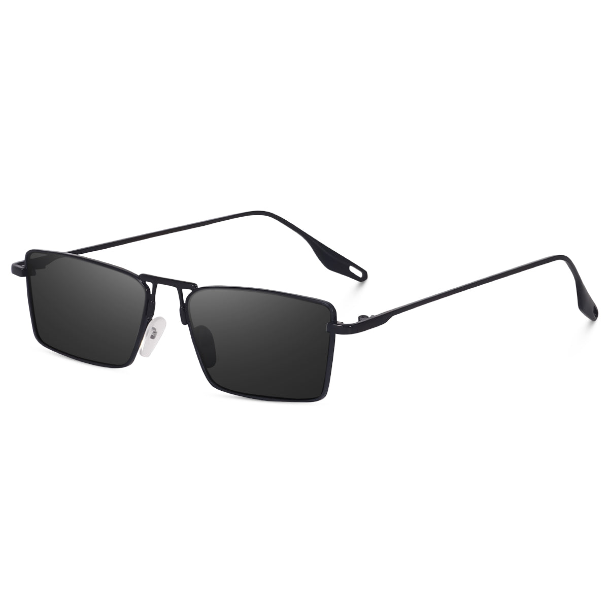 Dervin Metal Rim Rectangular Sunglasses for Men and Women