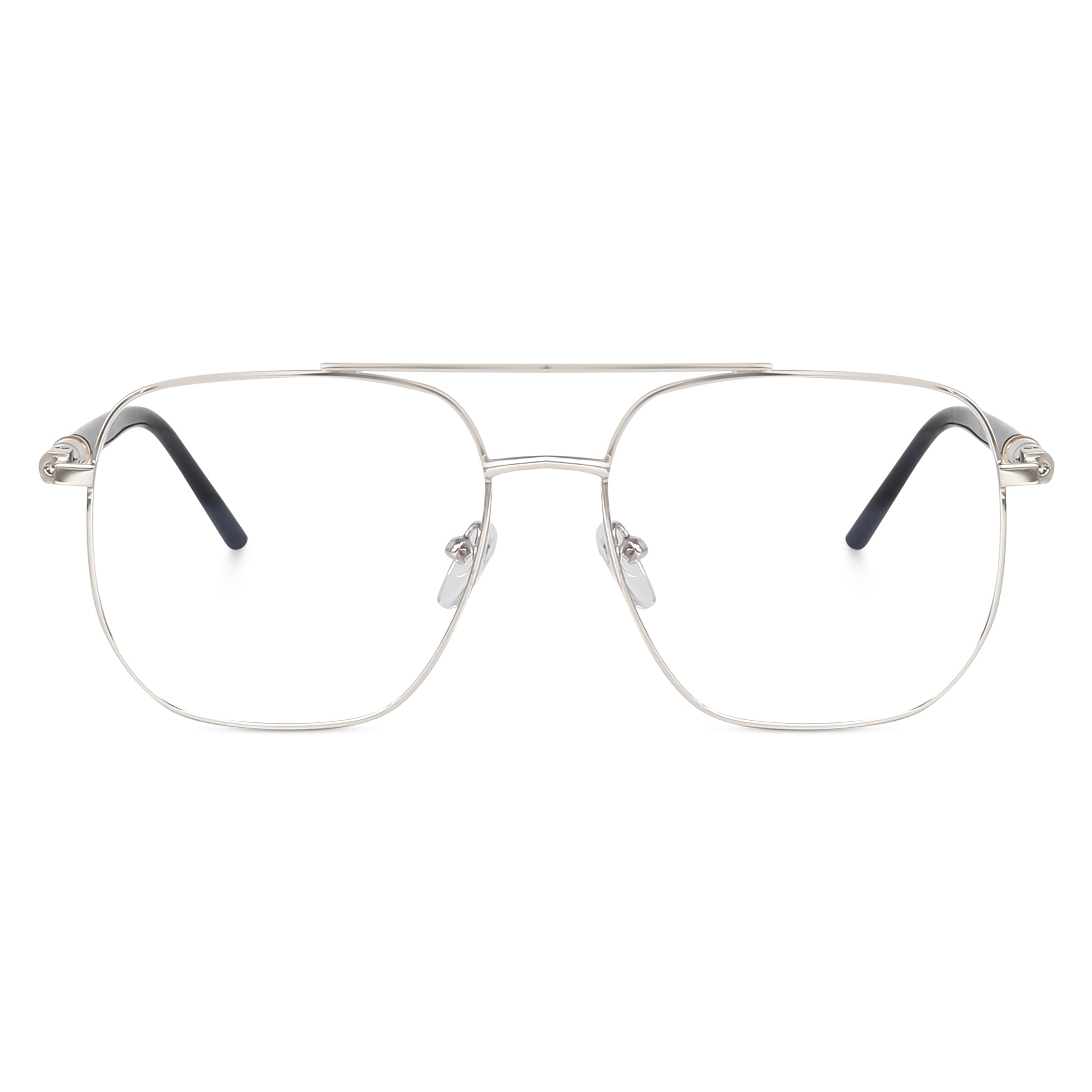 Dervin Blue Light Blocking Blue Cut Zero Power anti-glare Retro Square Eyeglasses frame for Eye Protection from UV by Computer/Tablet/Mobile/Laptop