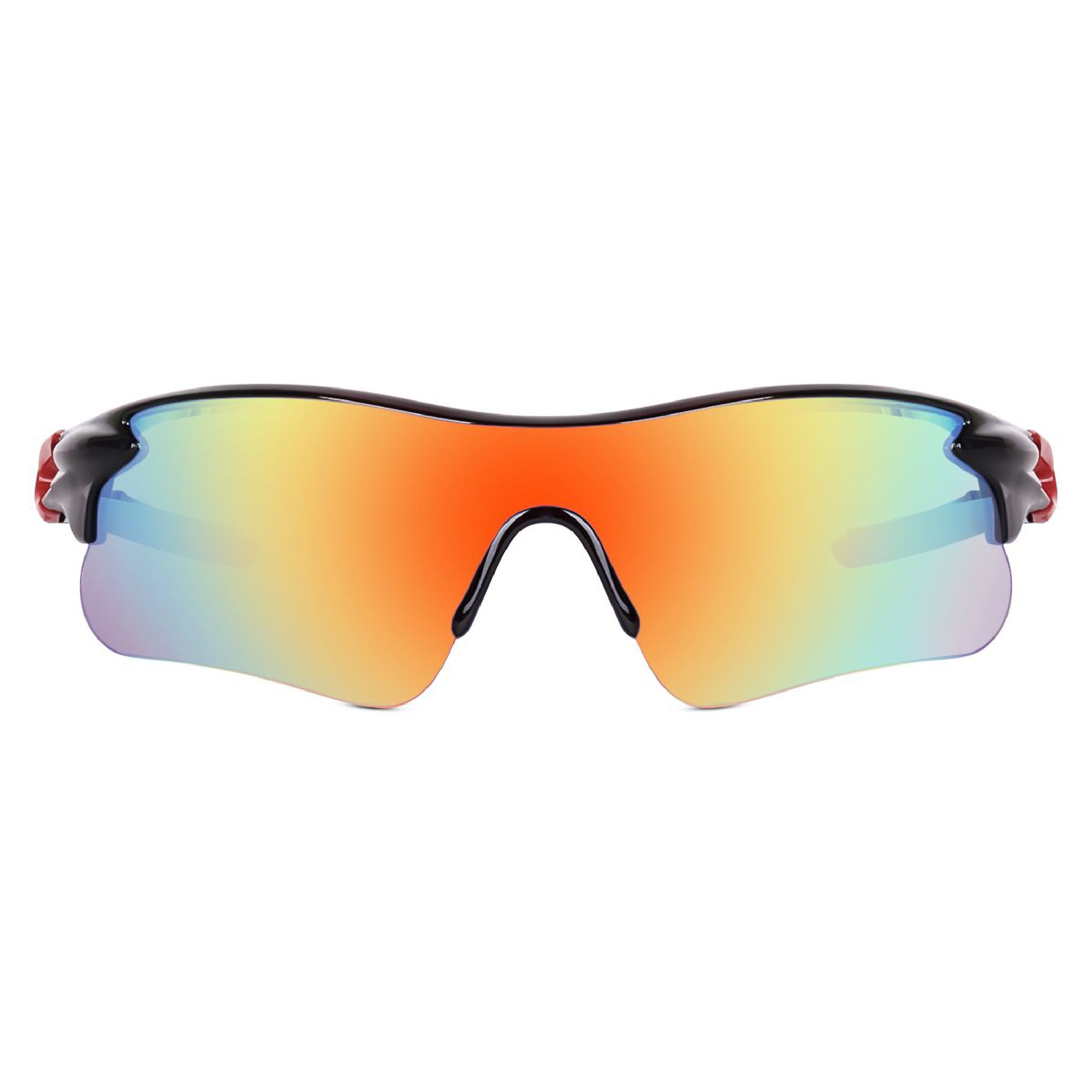 Dervin Non Polarized Oversized Sports Sunglasses for Men Women, Outdoor Cricket Cycling Hiking Fishing Sunglasses