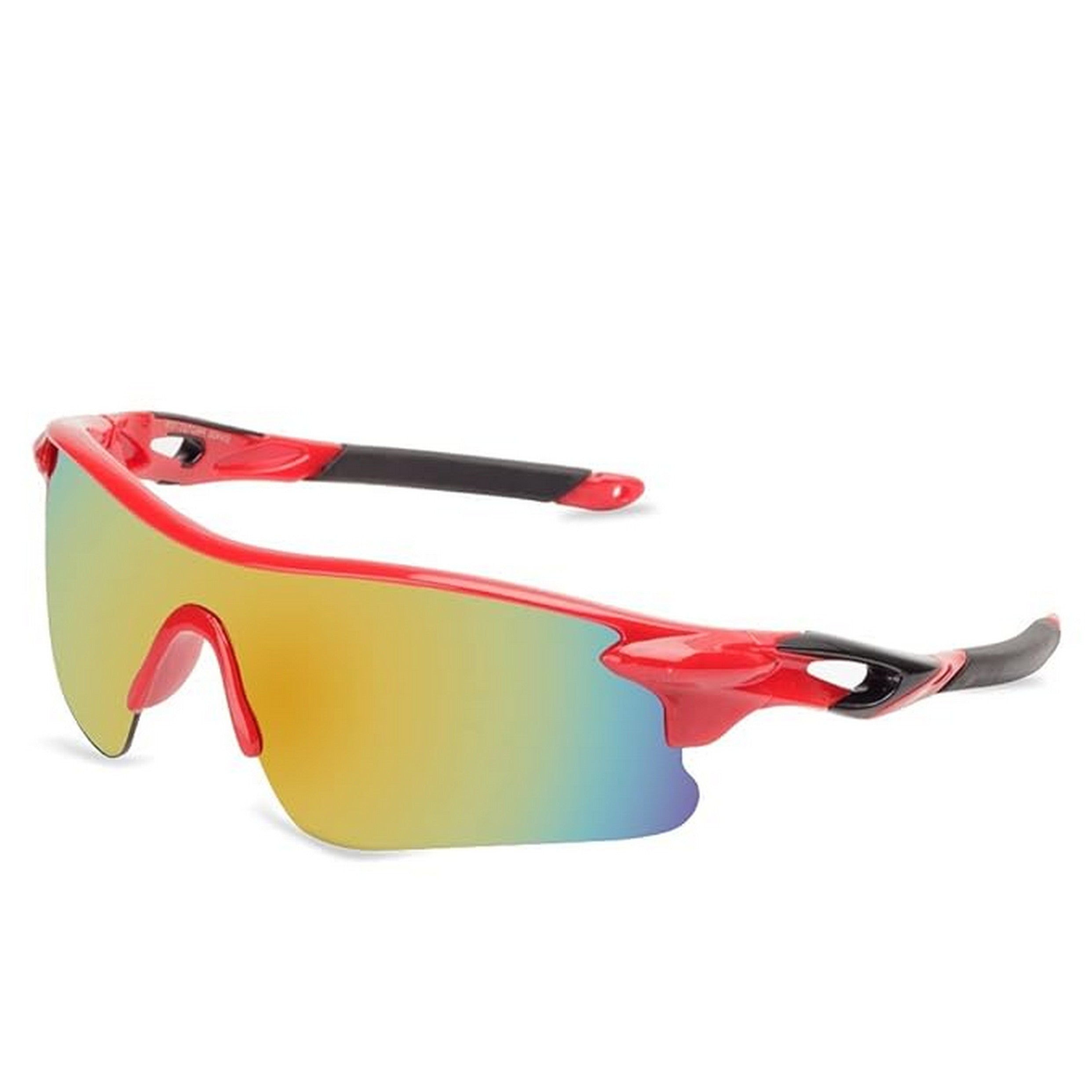 Dervin Non Polarized Oversized Sports Sunglasses for Men Women, Outdoor Cricket Cycling Hiking Fishing Sunglasses