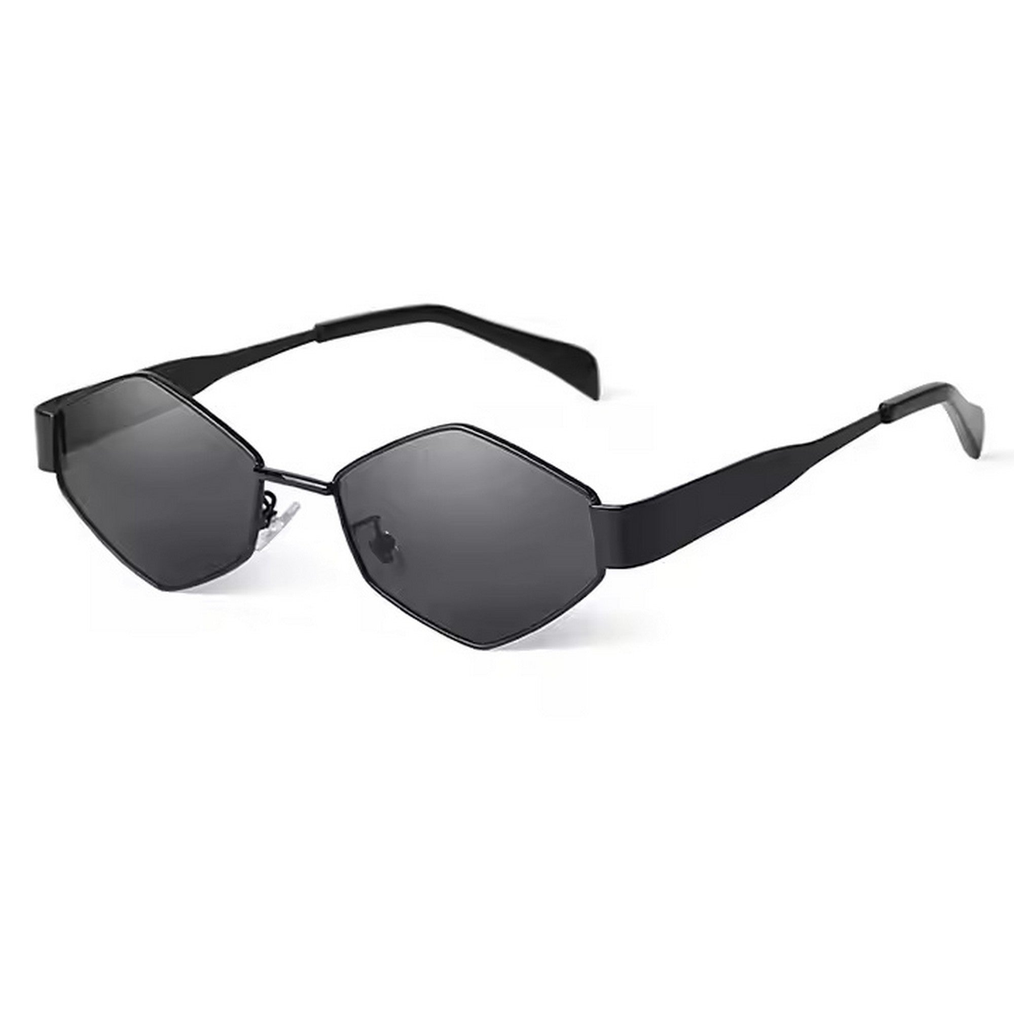 Dervin Fashionable Retro Hexagonal Sunglasses for Women & Men | Trendy, Stylish & Classic 90s Vintage Style | UV400 Protection & Durable Metal Frame