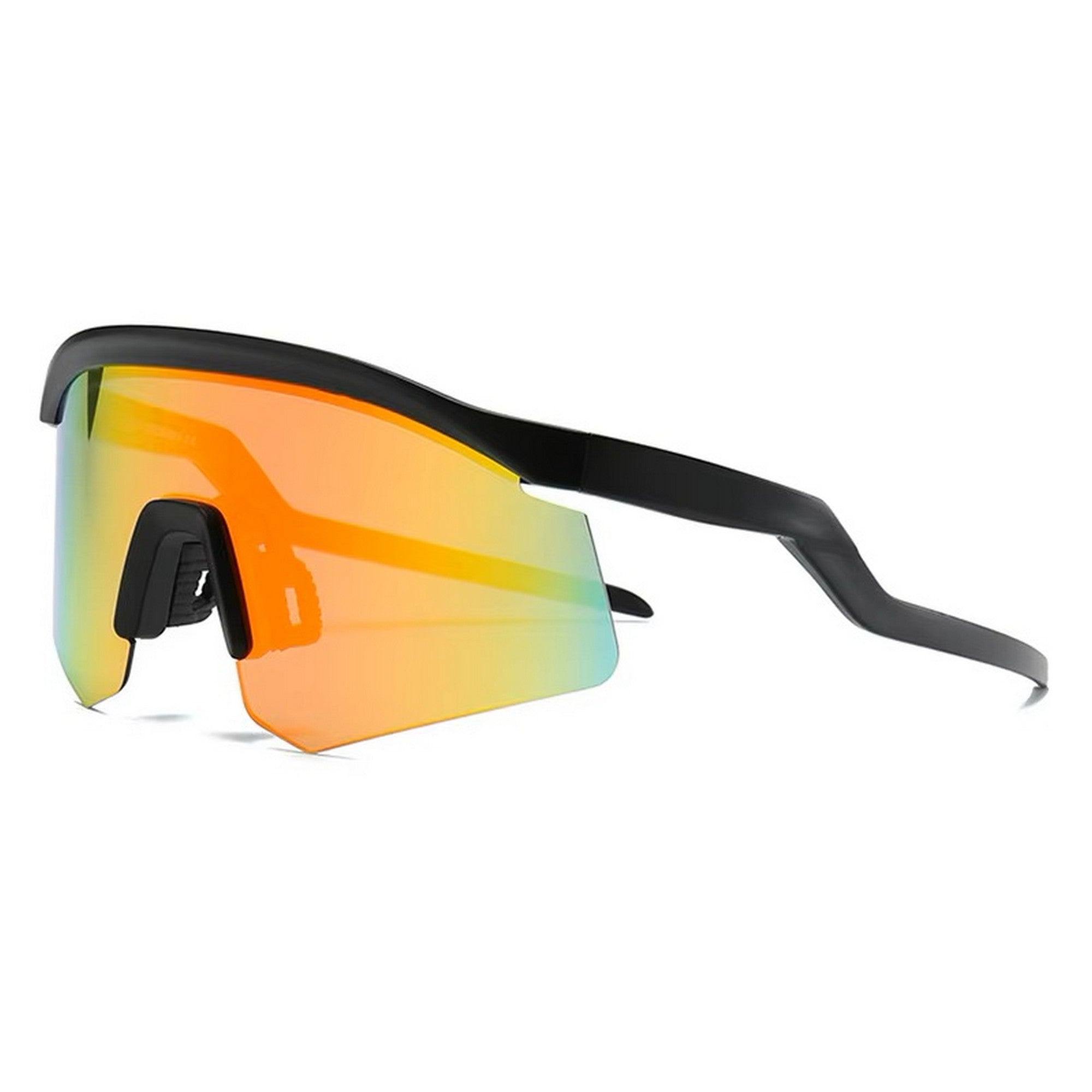 Dervin Non Polarized Oversized Sports Sunglasses for Men Women, Outdoor Cricket Cycling Hiking Fishing Sunglasses