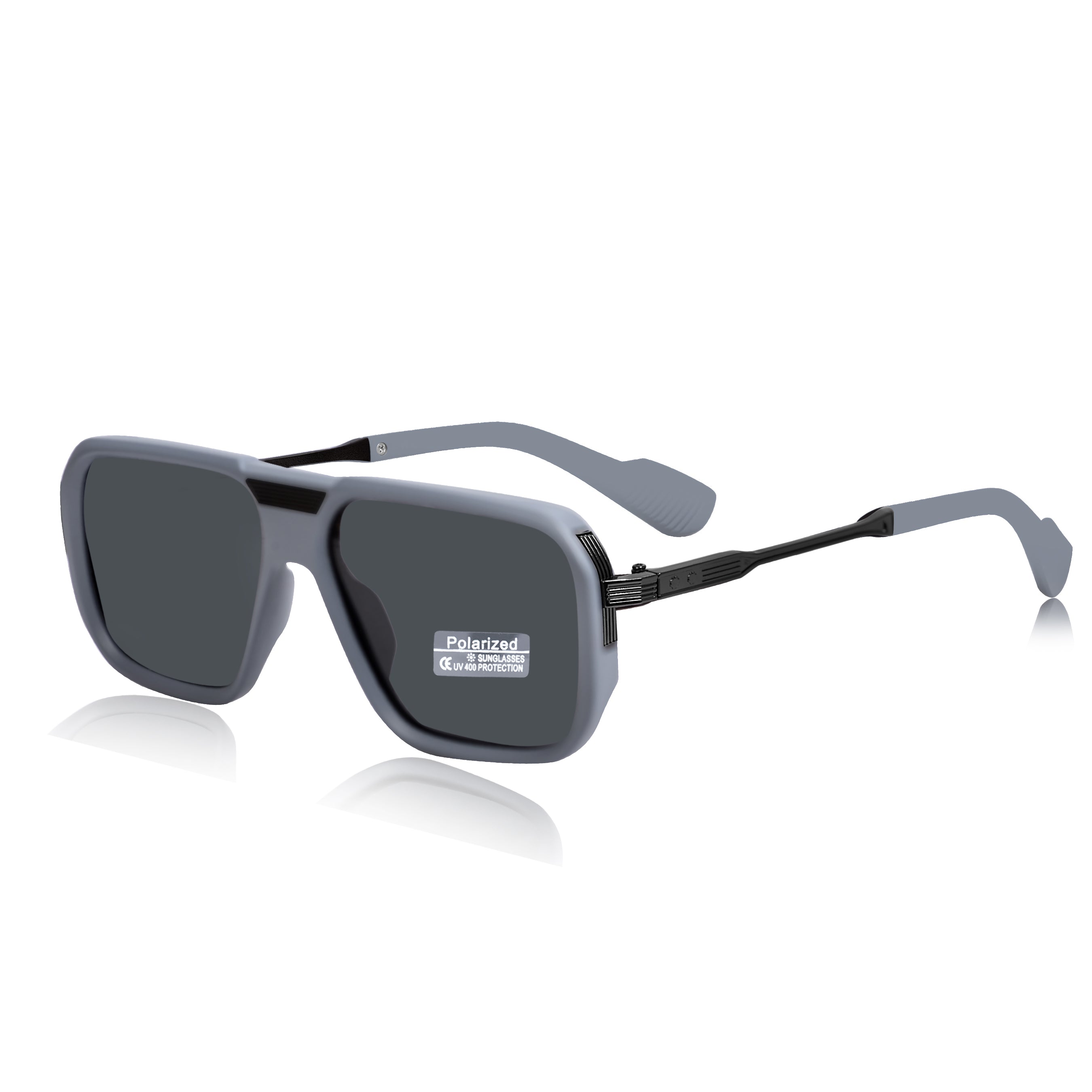 Dervin UV Protected Polarized Square Sunglasses for Men and Women