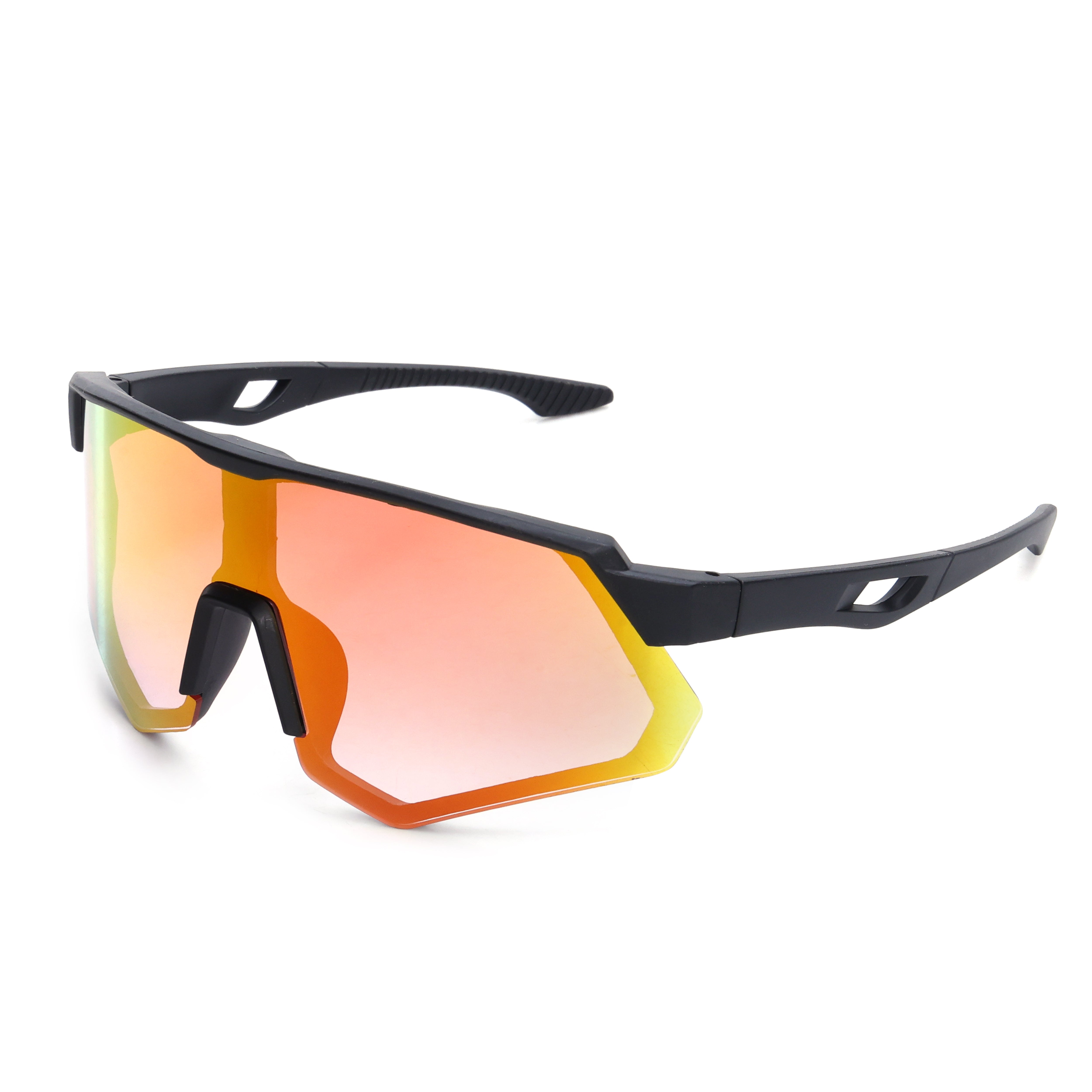 Dervin One Piece Shield Sports Oversized Visor Non Polarized Sunglasses for Men Women, Outdoor Cricket Cycling Hiking Fishing Sunglasses