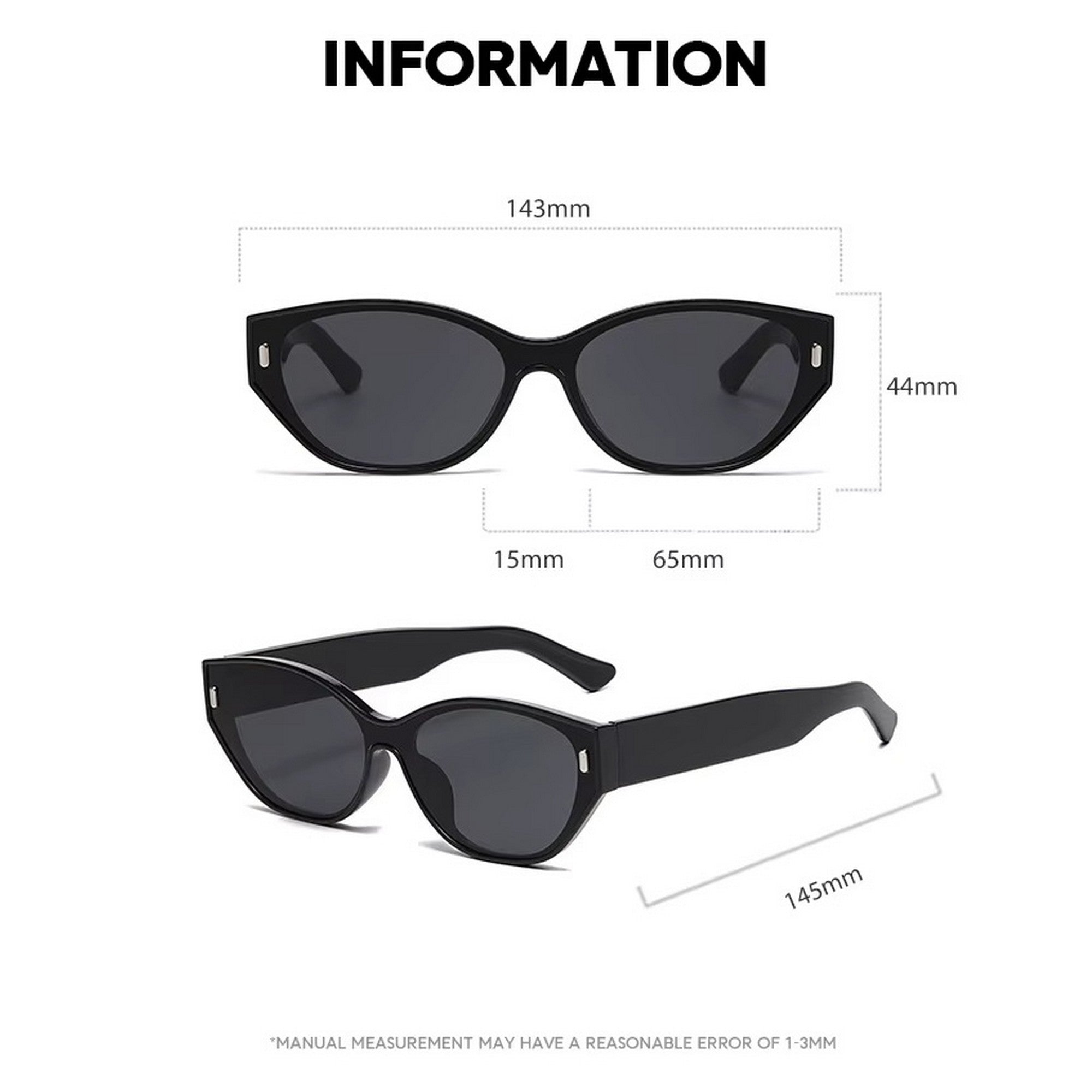 Dervin UV Protected Cat Eye Retro Sunglasses for Women