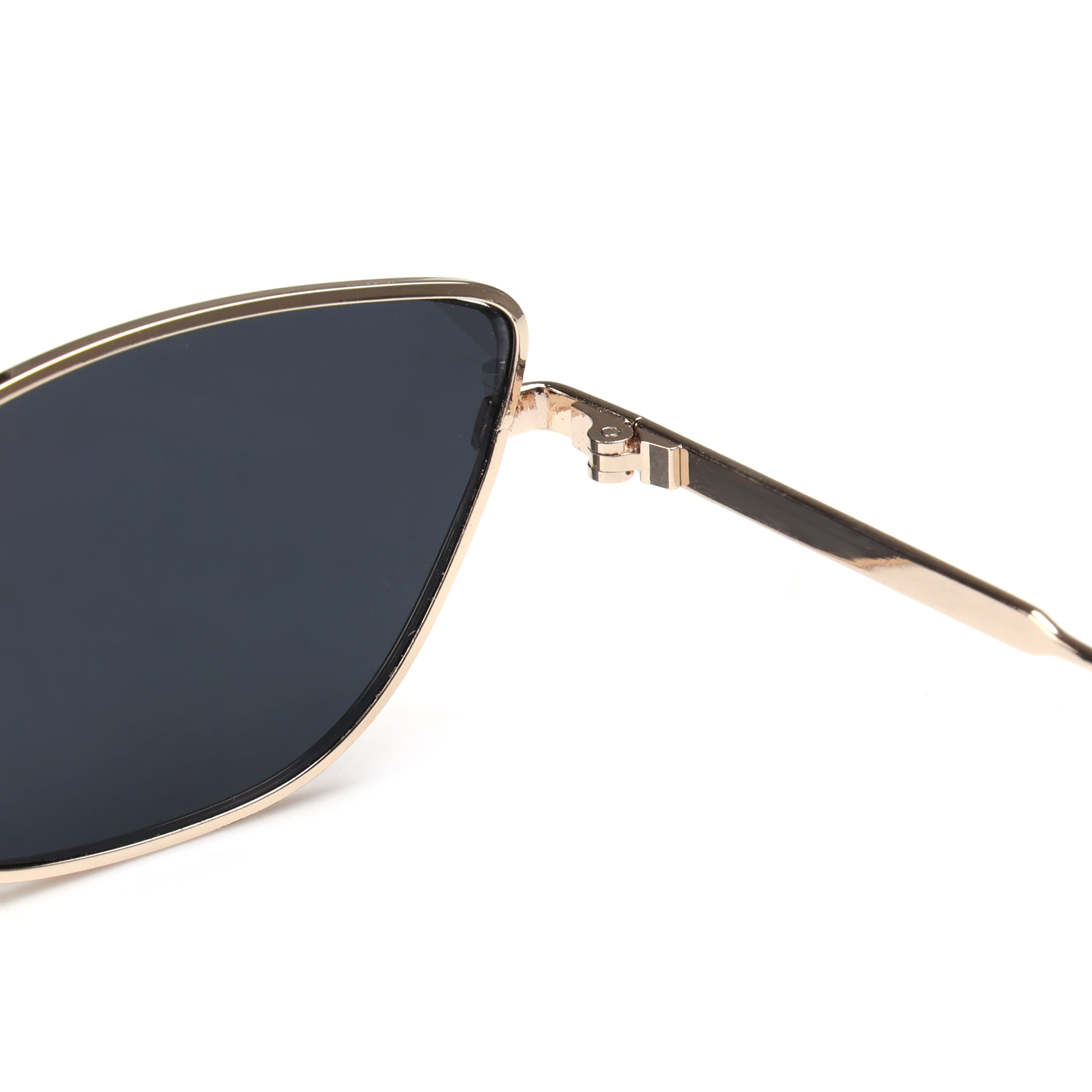 Dervin UV Protected Cat Eye Retro Sunglasses for Women, Metal Frame Shades for Women (Small Size)