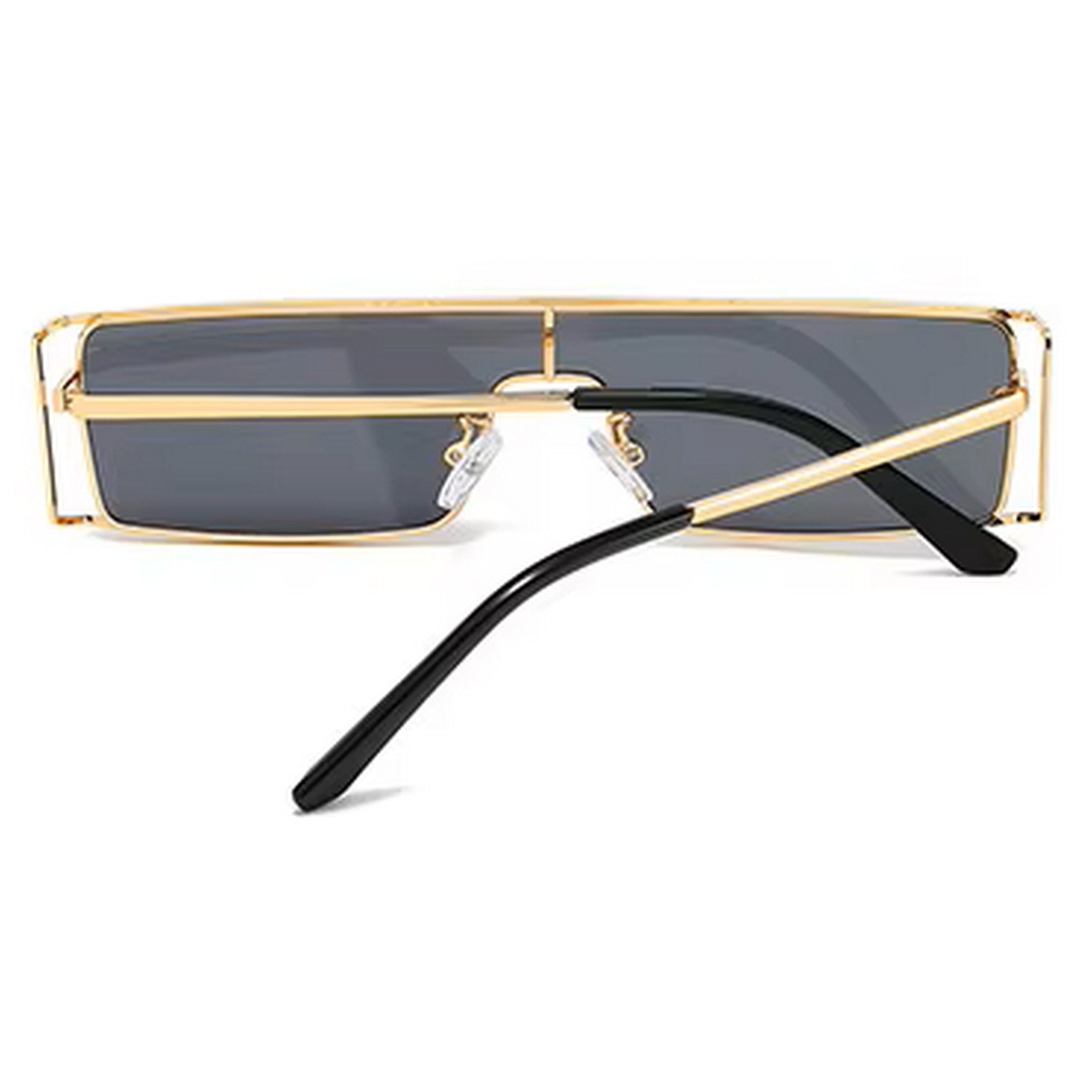 Dervin UV Protected Classic Retro Rectangular Sunglasses for Men & Women