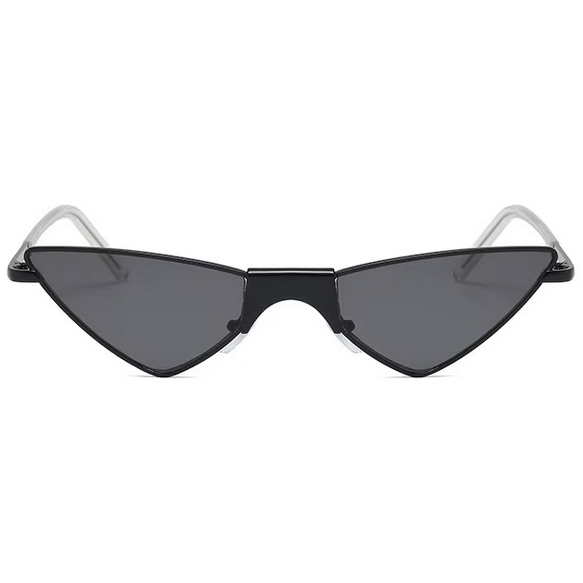 Dervin UV Protected Cat Eye Classic Retro Sunglasses for Women, Metal Frame Shades for Women
