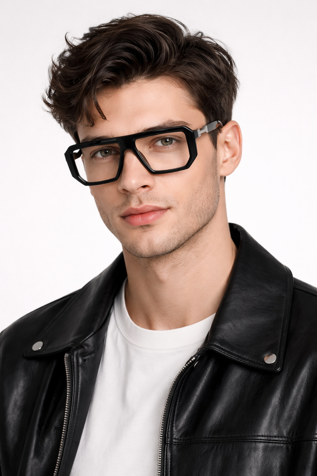 Dervin Square Zero Power Blue Cut Computer Bluelight Blocking Glasses For Men and Women | Anti Glare, Lightweight & Blocks Harmful Rays