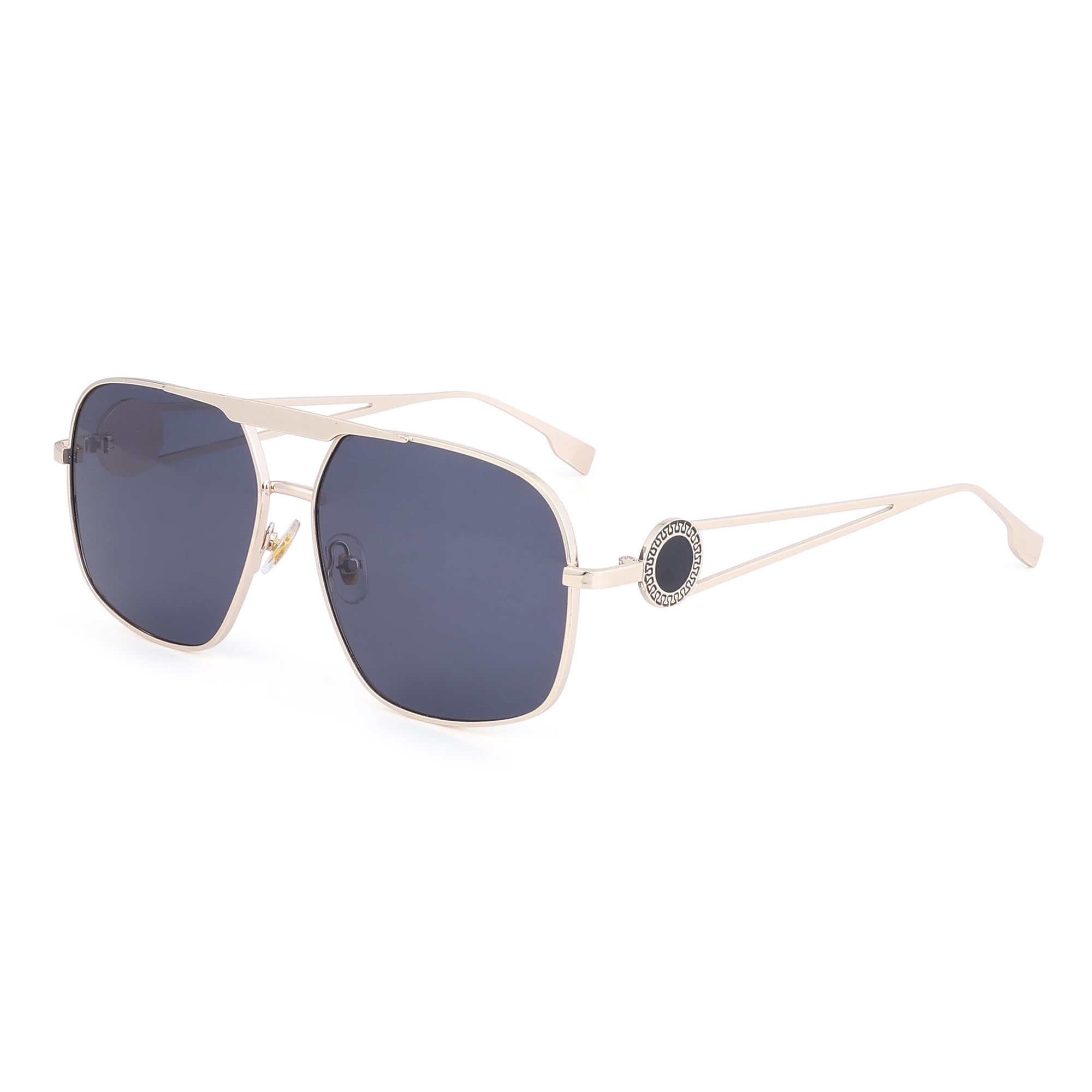Dervin UV Protected Flat Bar Square Sunglasses for Men and Women