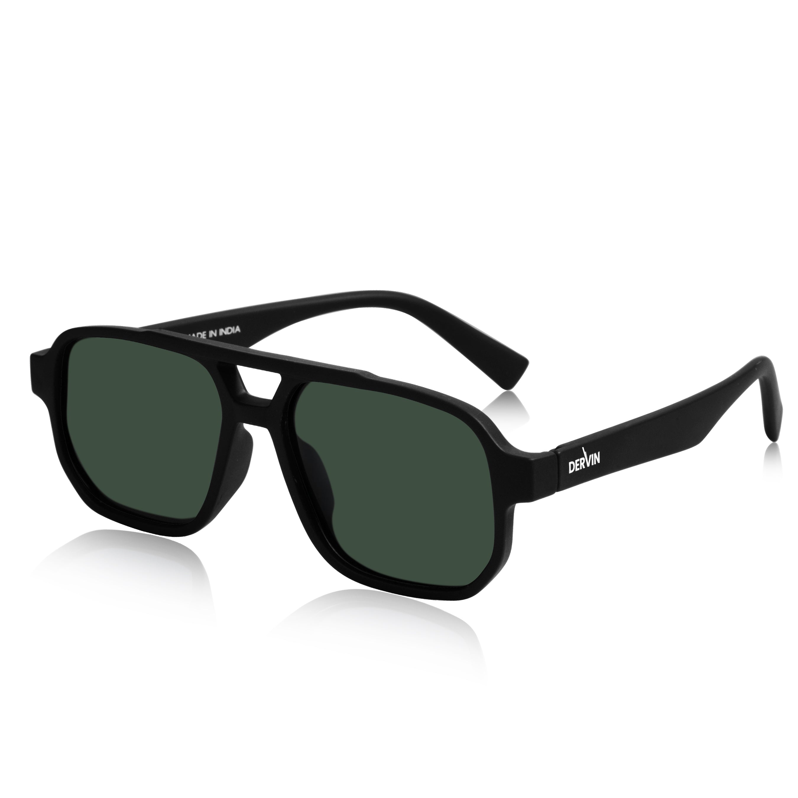 Dervin UV Protected Square Polarized Sunglasses for Men & Women