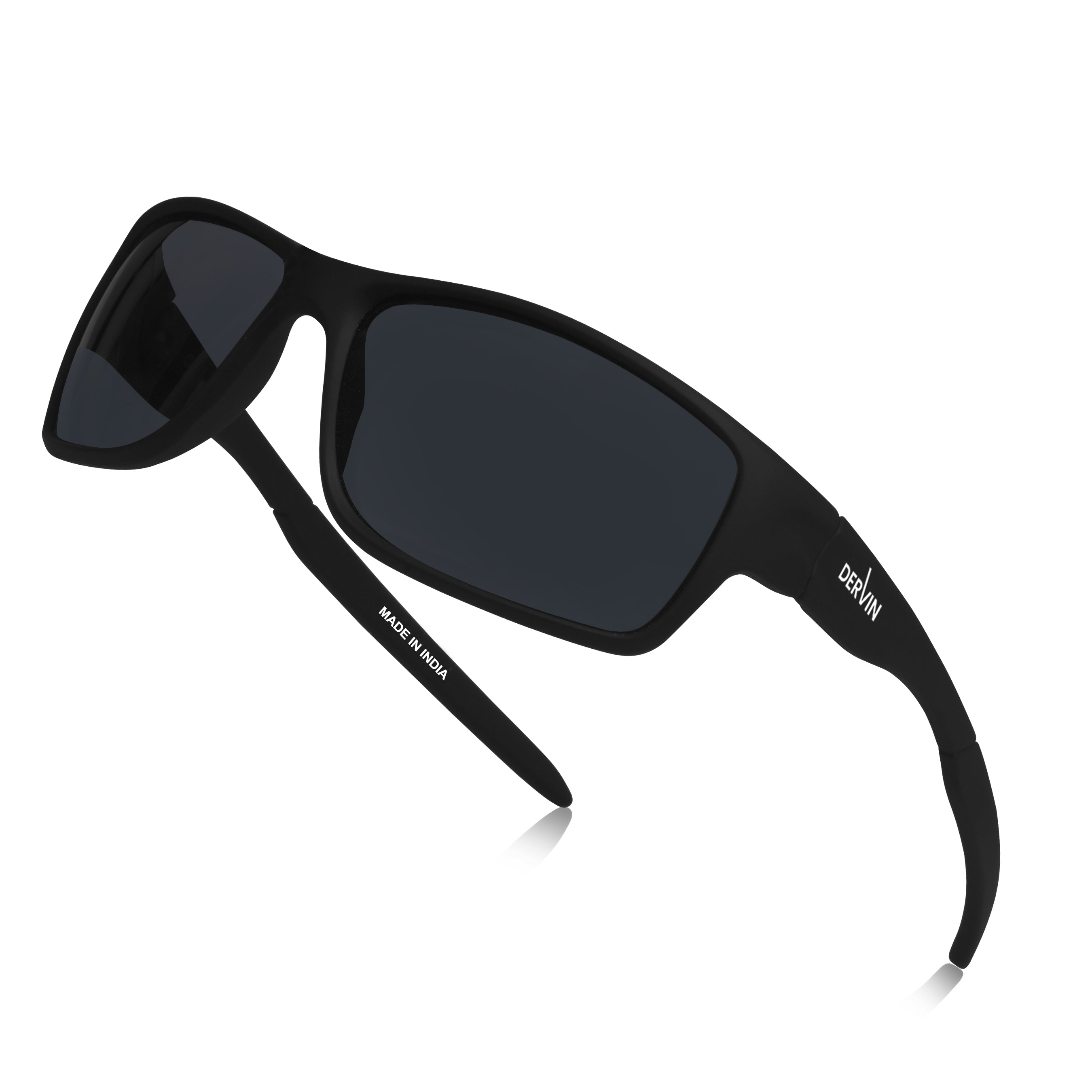 Dervin UV Protected Polarized Sports Sunglasses for Men & Women Driving Cycling Fishing Cricket Sunglasses