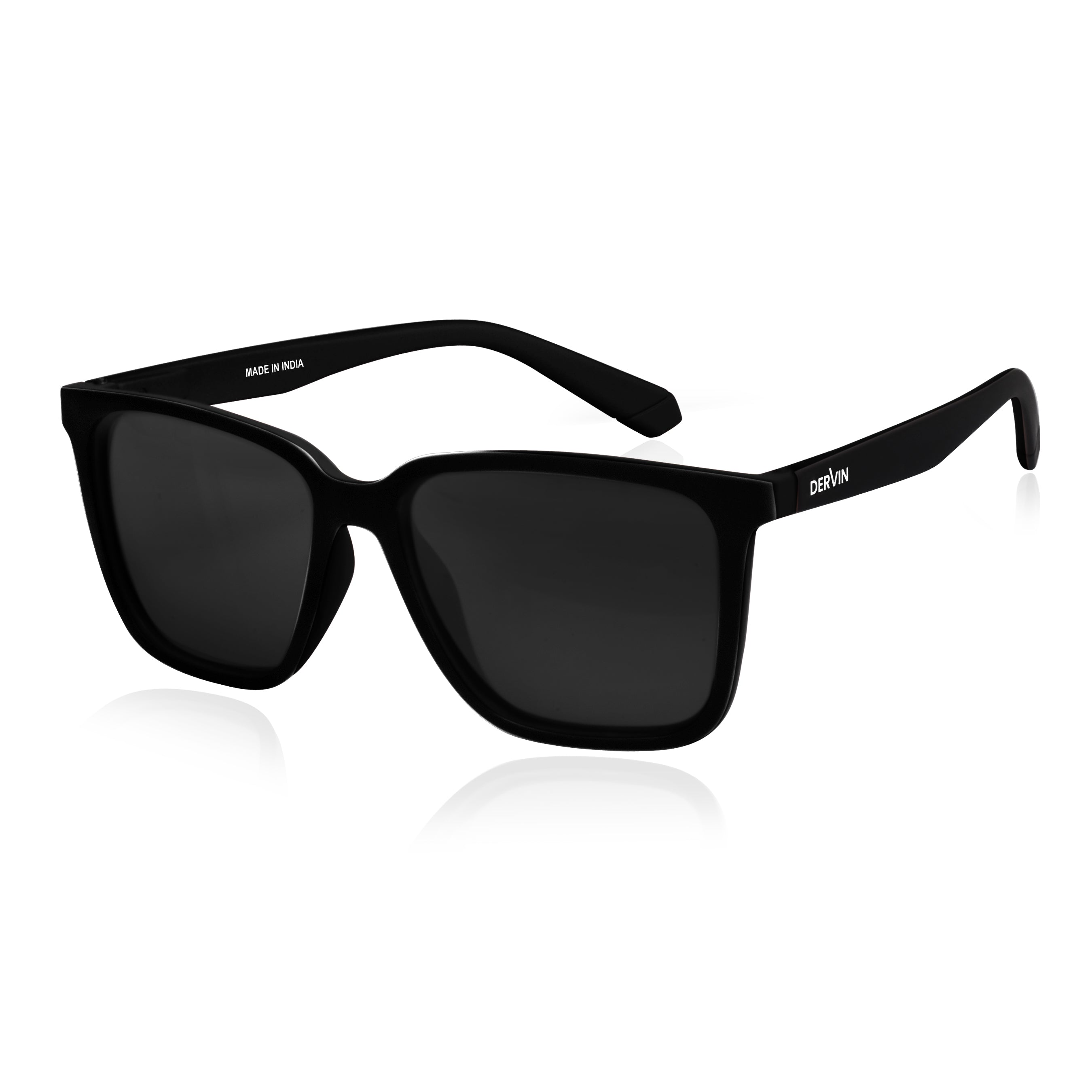 Dervin Square Polarized UV Protected Sunglasses for Men and Women