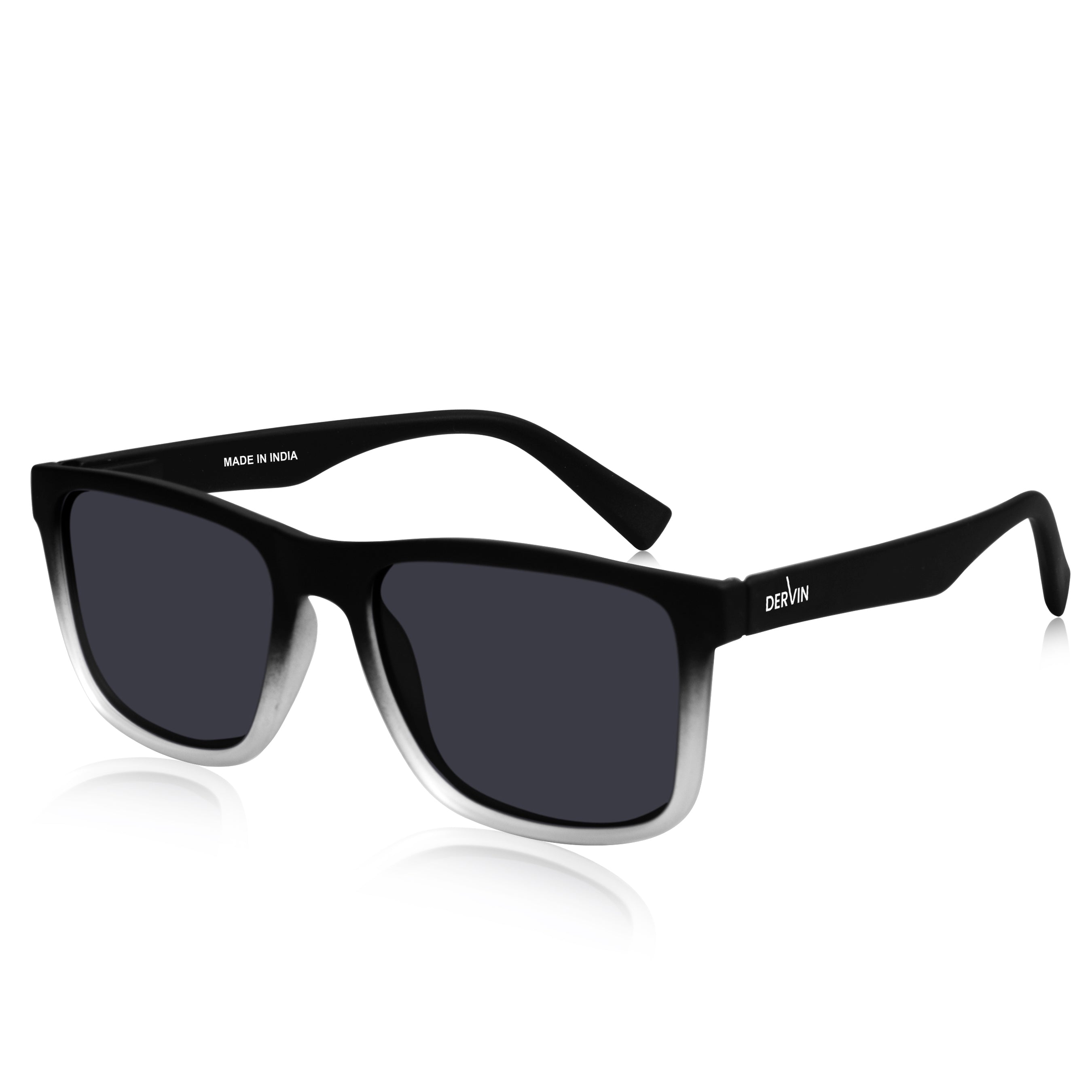 Dervin UV Protected Polarized Square Sunglasses for Men and Women