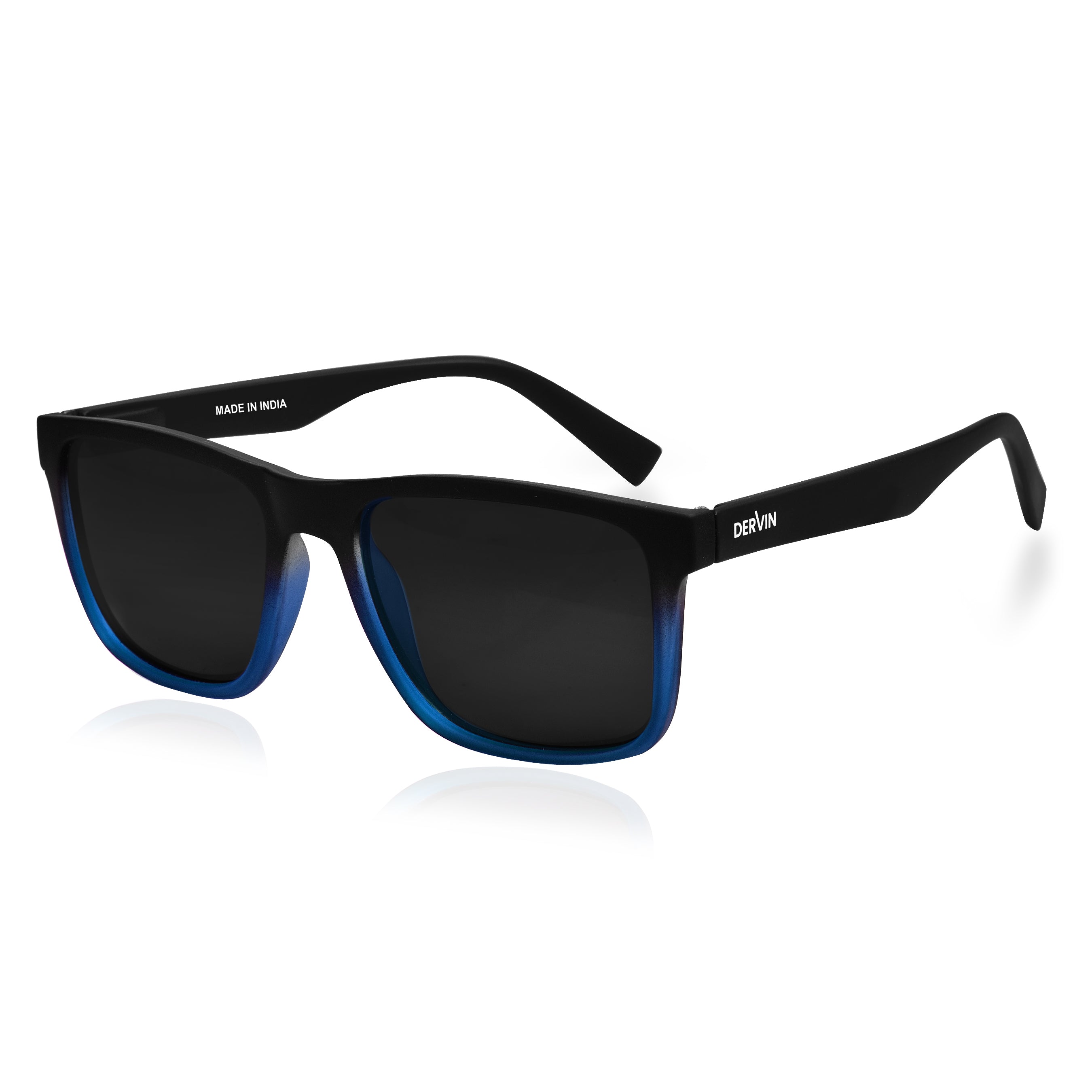 Dervin UV Protected Polarized Square Sunglasses for Men and Women