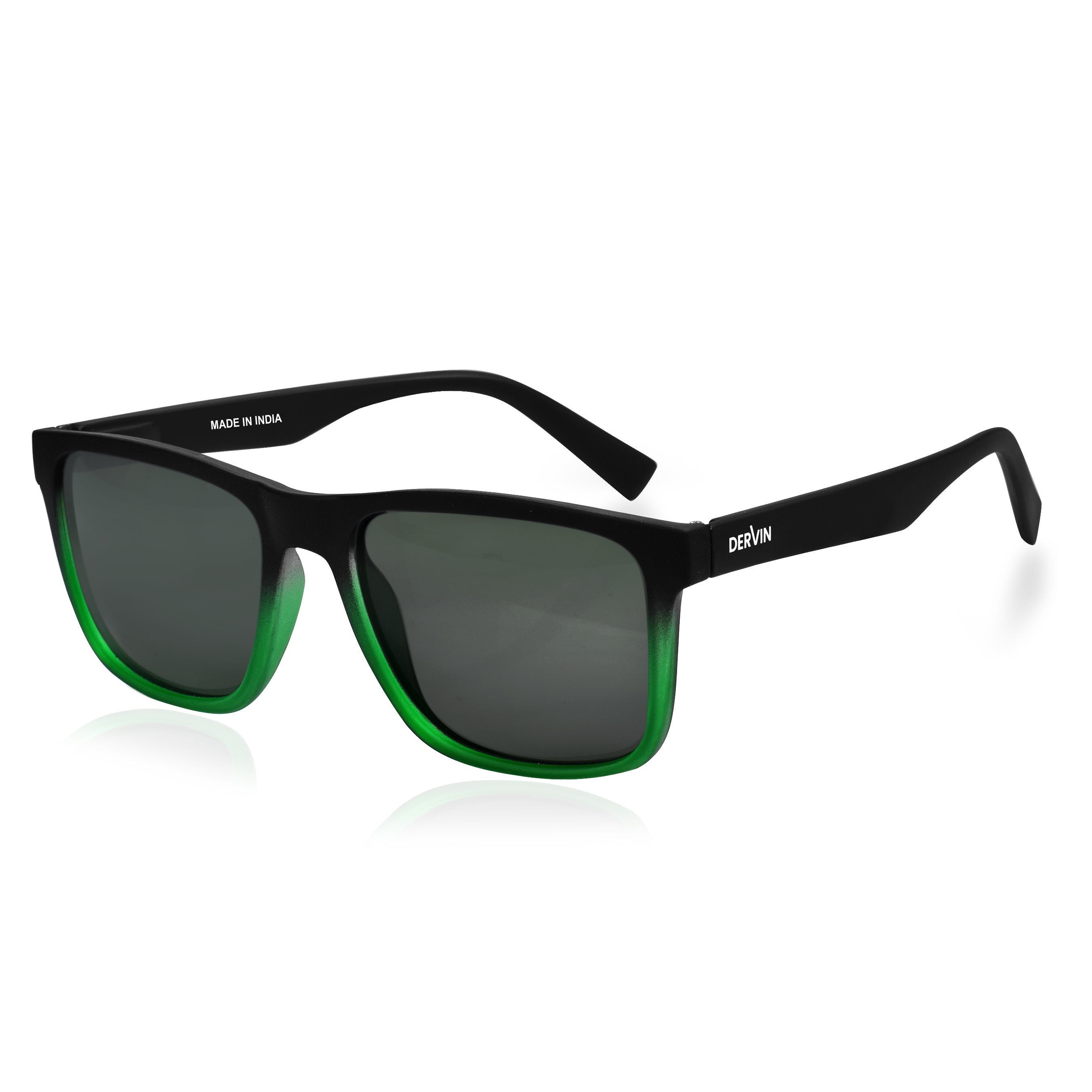 Dervin UV Protected Polarized Square Sunglasses for Men and Women